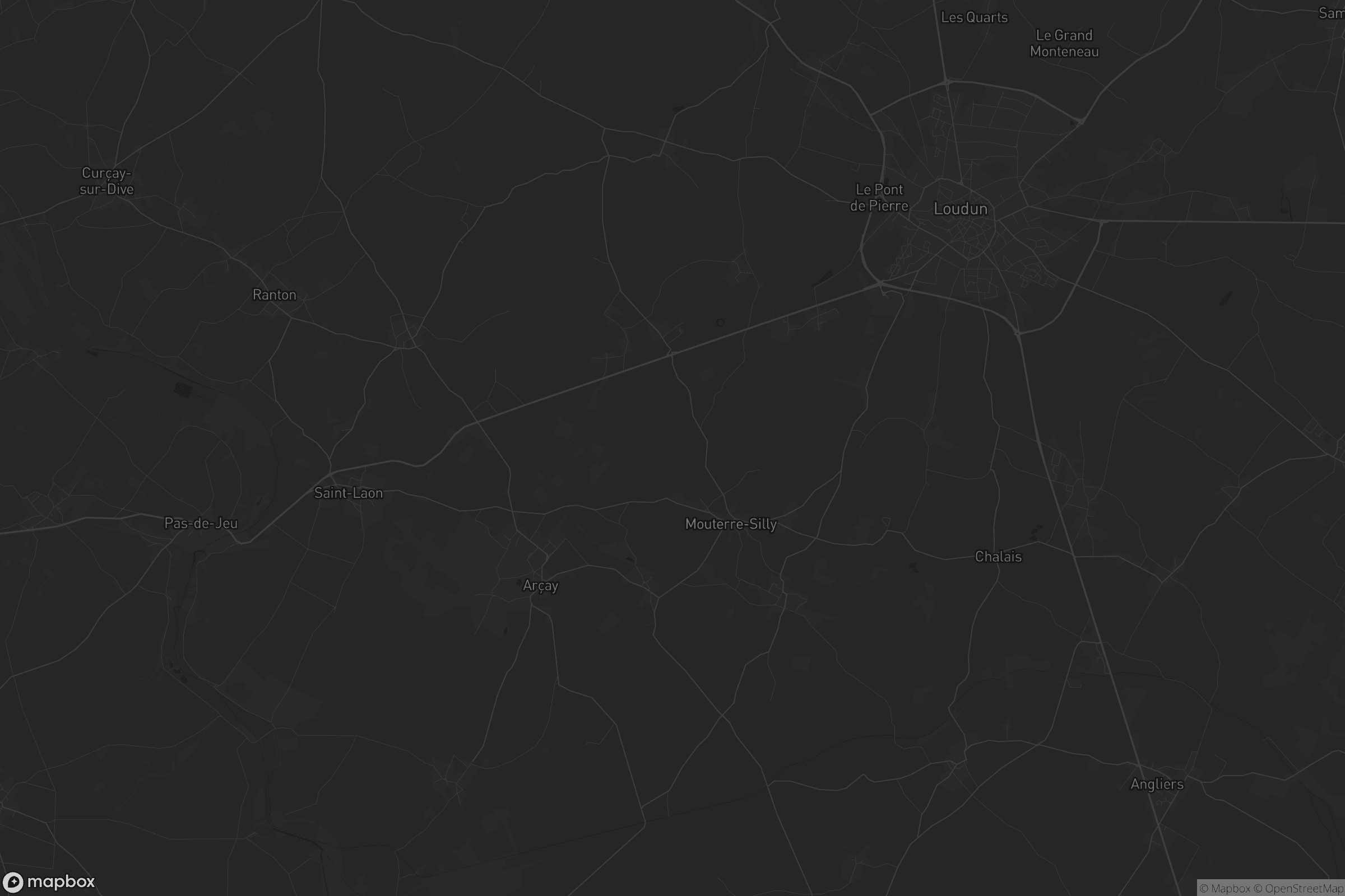 Carte de Mouterre-Silly