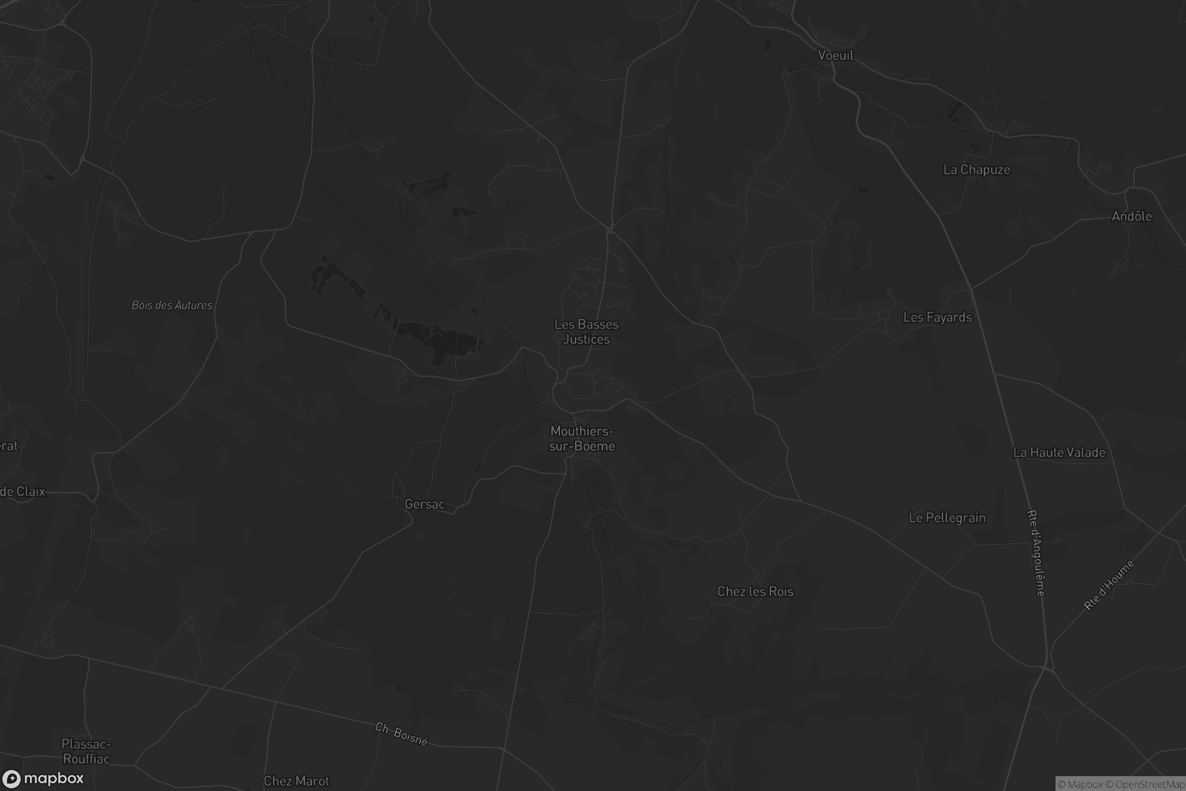 Carte de Mouthiers-sur-Boëme