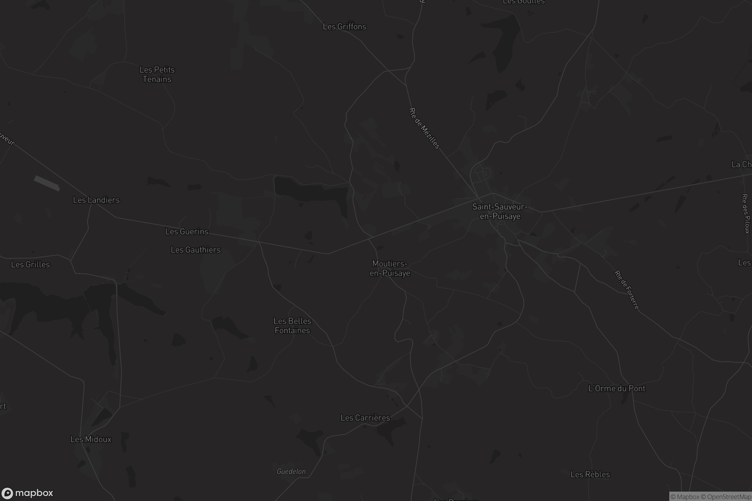 Carte de Moutiers-en-Puisaye