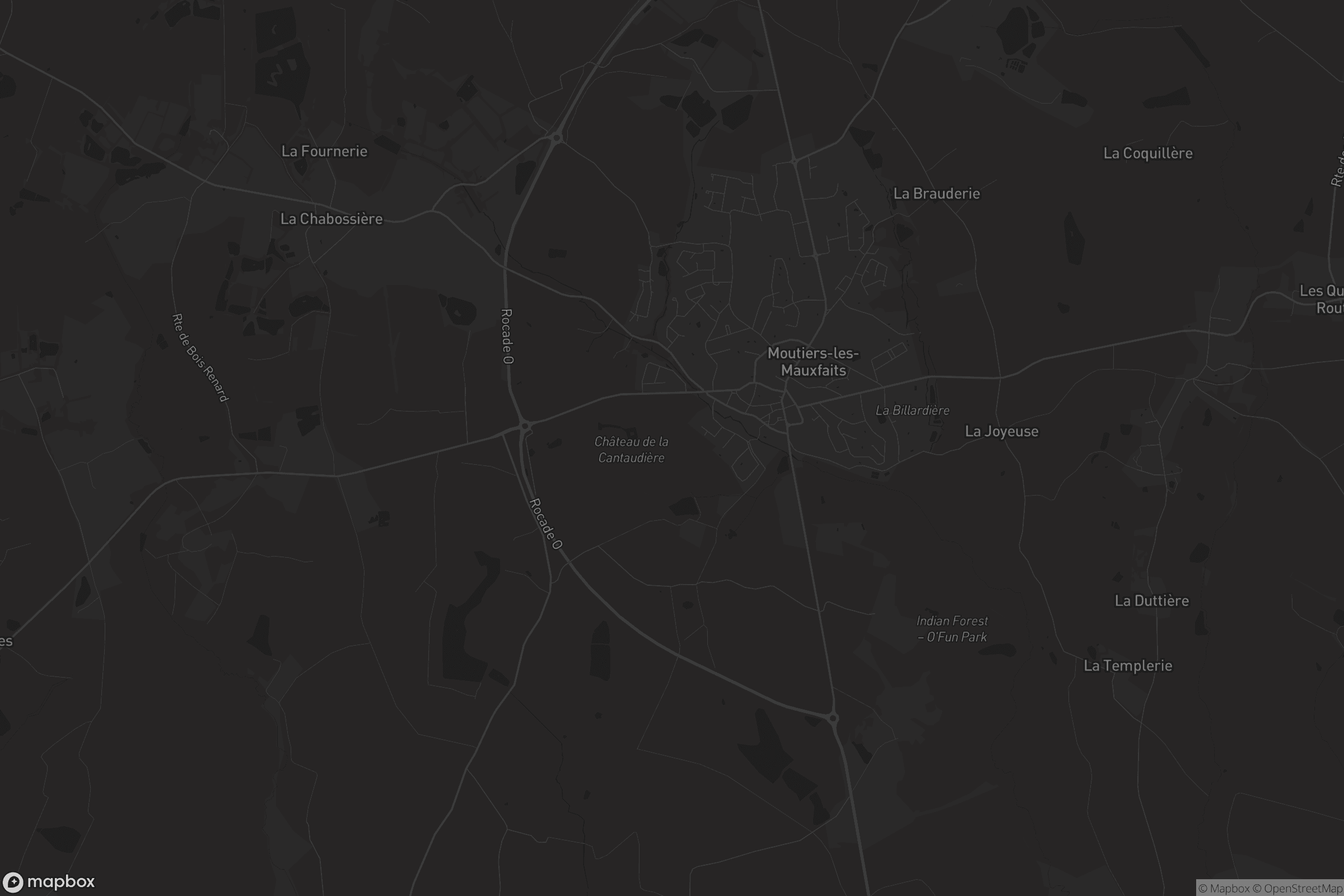 Carte de Moutiers-les-Mauxfaits