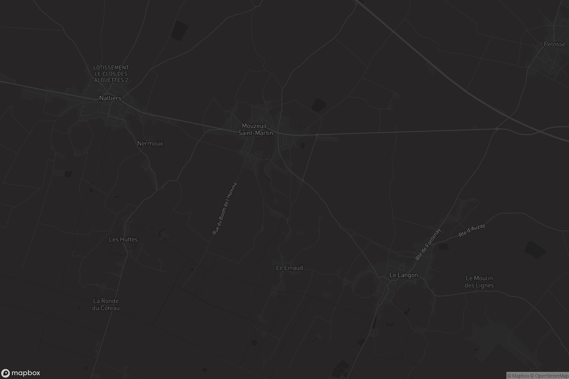 Carte de Mouzeuil-Saint-Martin