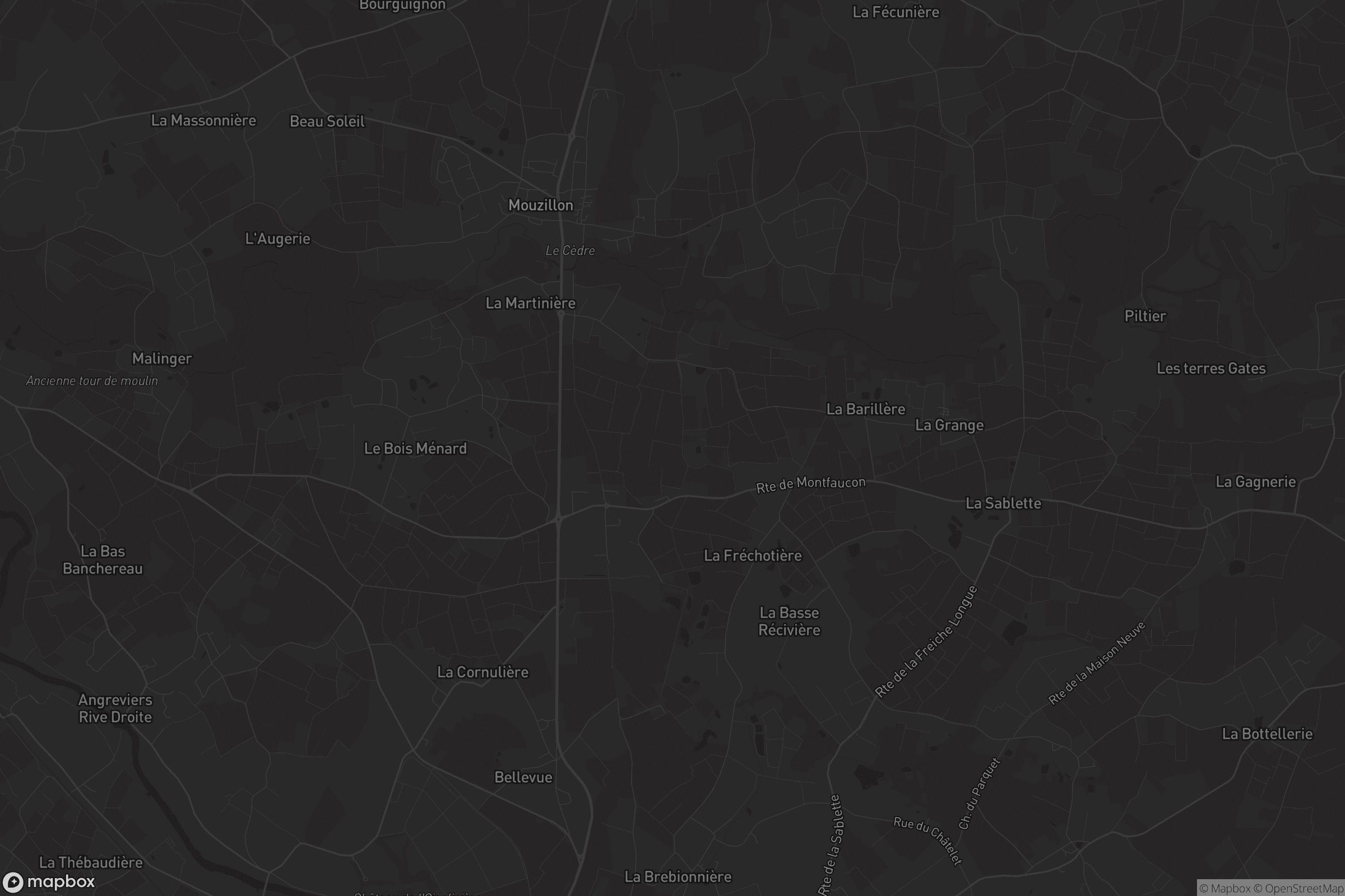 Carte de Mouzillon