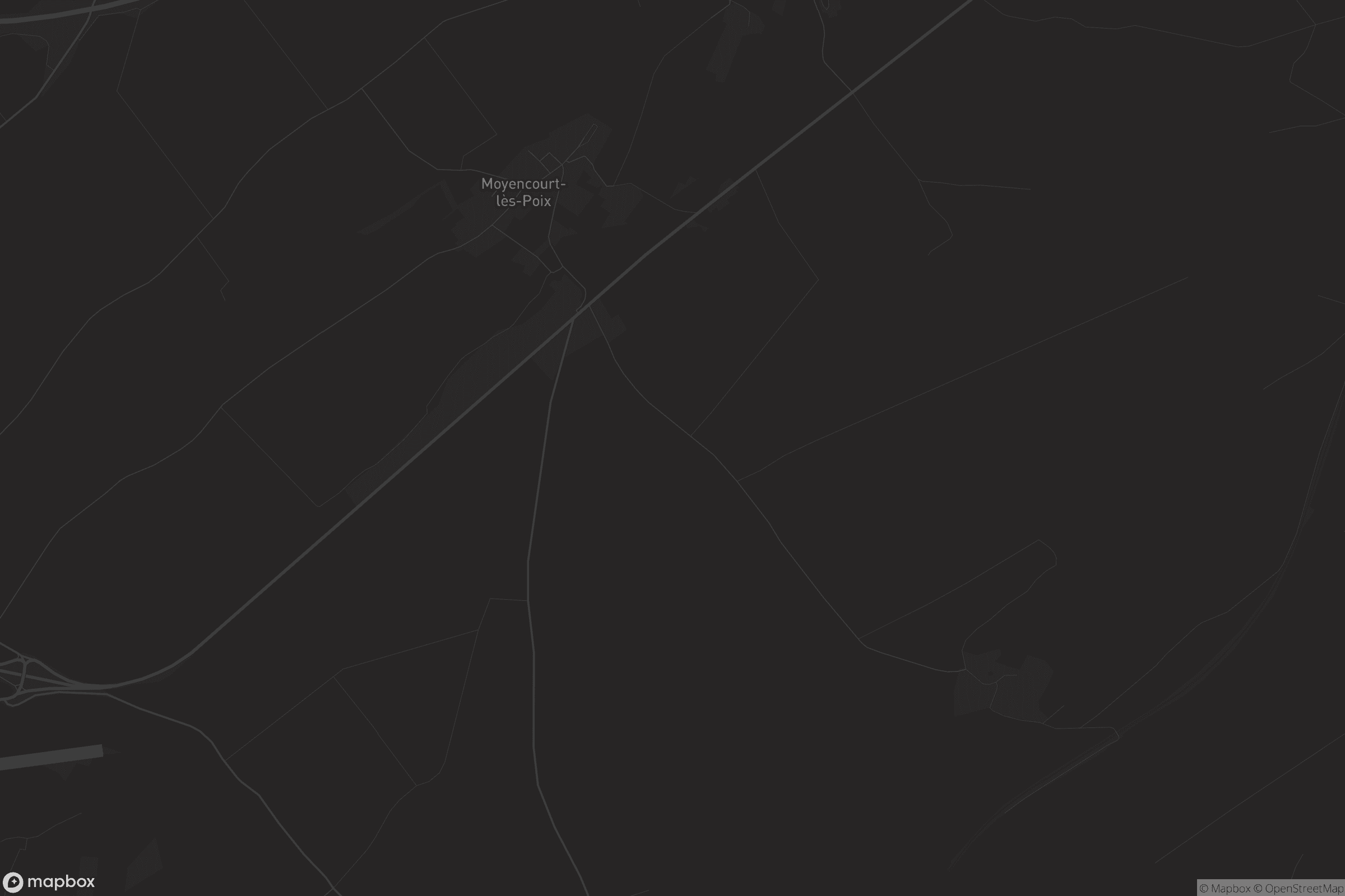Carte de Moyencourt-lès-Poix