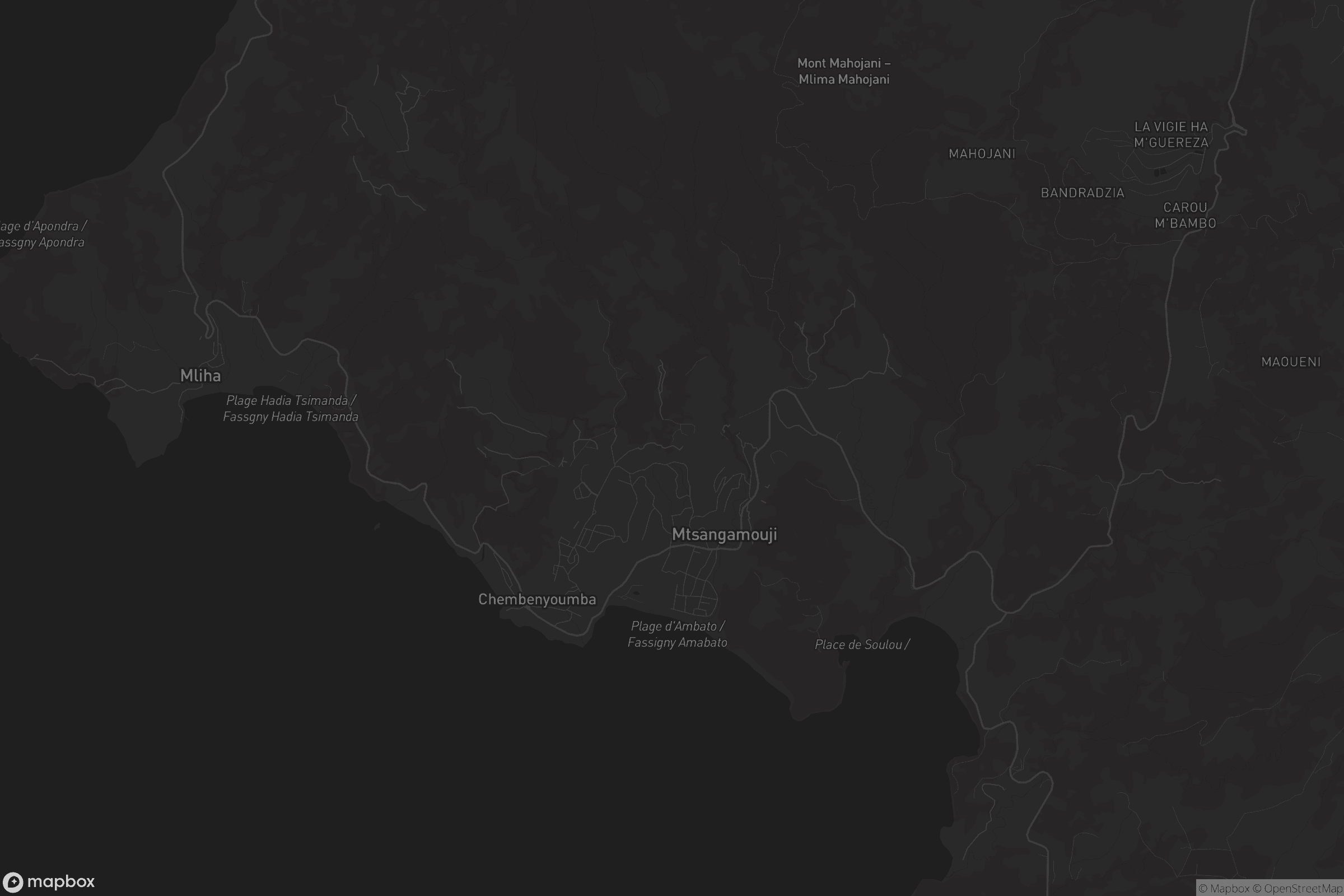 Carte de M'Tsangamouji