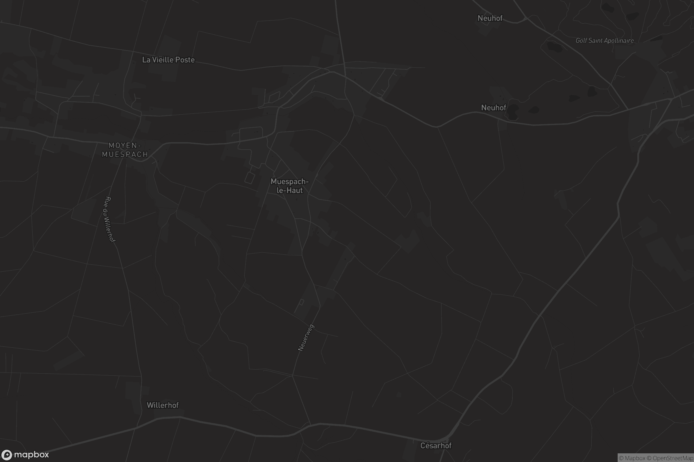 Carte de Muespach-le-Haut