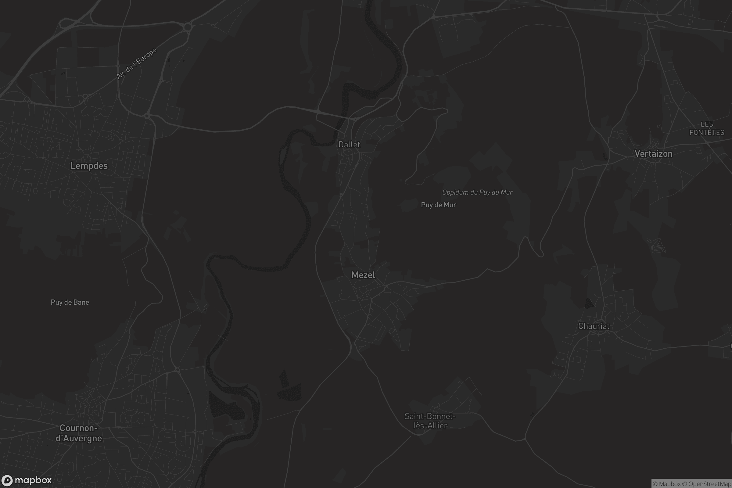 Carte de Mur-sur-Allier