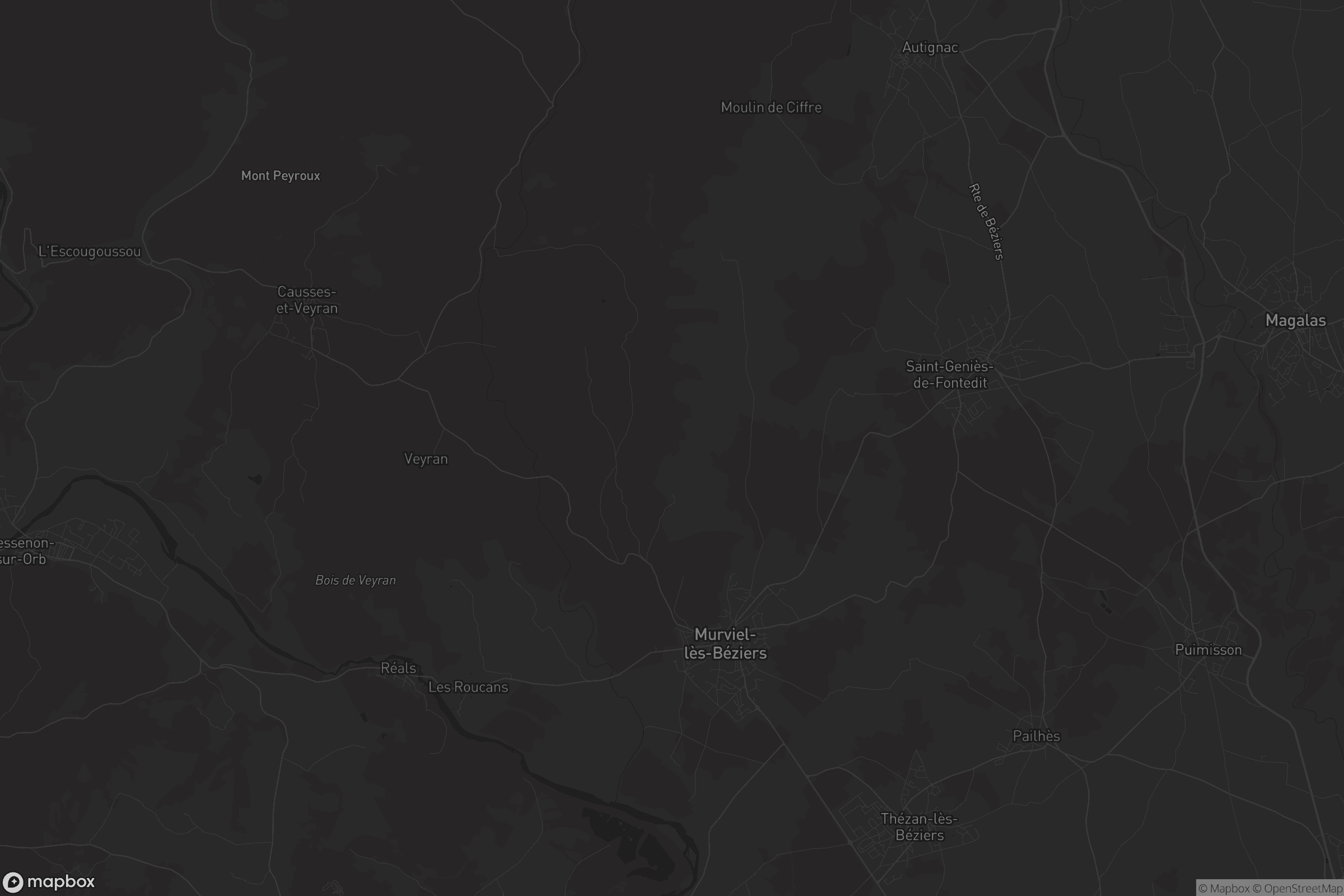 Carte de Murviel-lès-Béziers