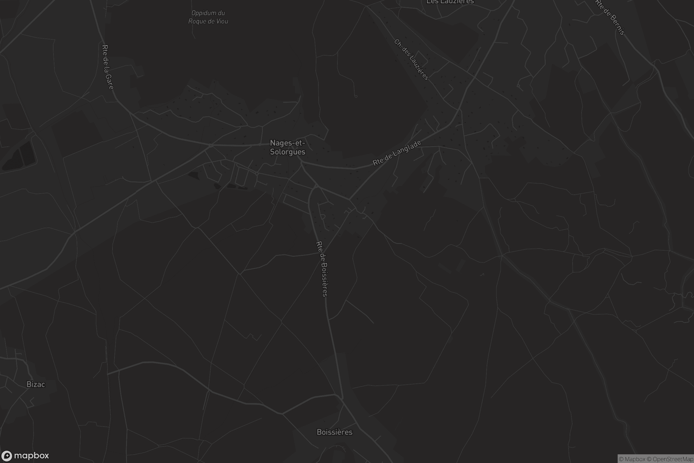 Carte de Nages-et-Solorgues