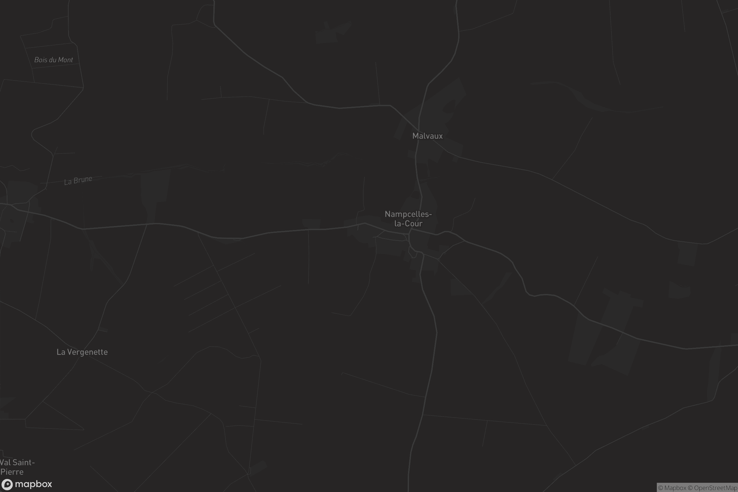 Carte de Nampcelles-la-Cour