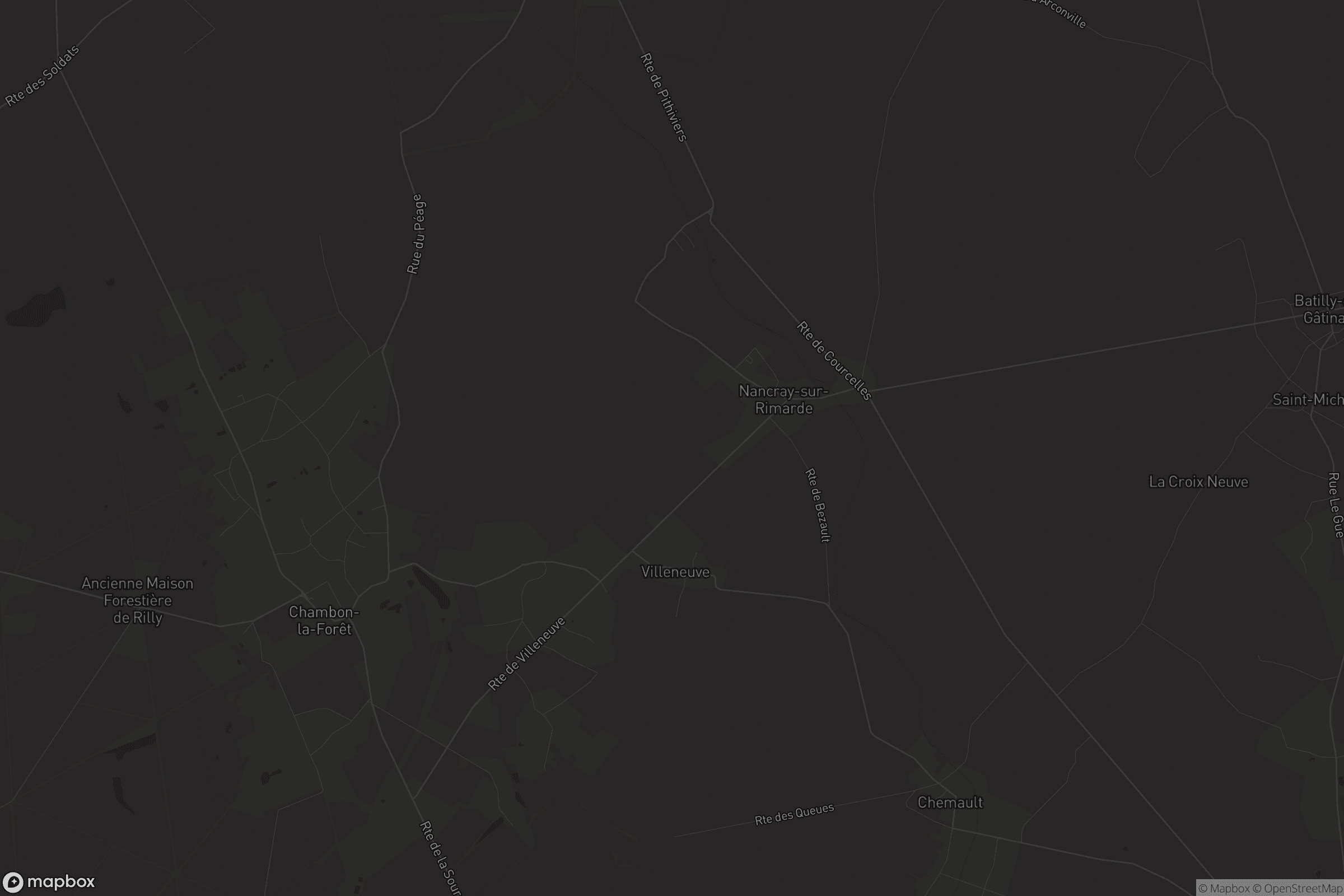 Carte de Nancray-sur-Rimarde