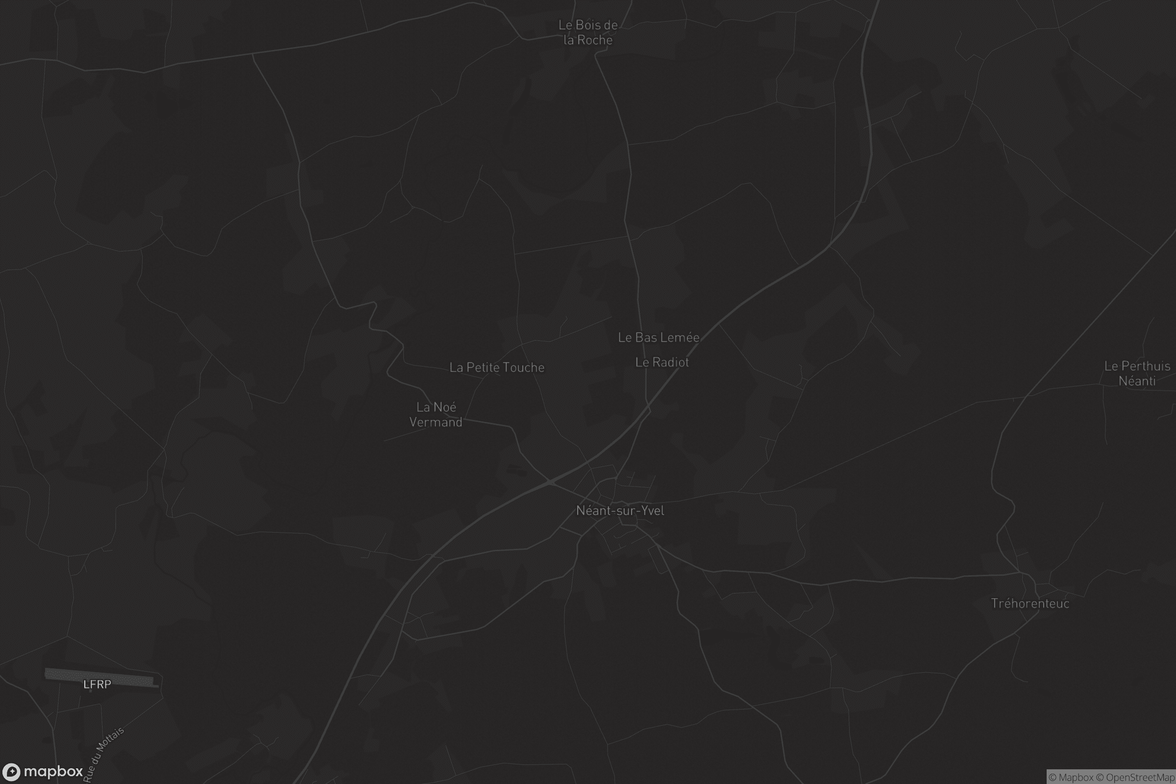 Carte de Néant-sur-Yvel