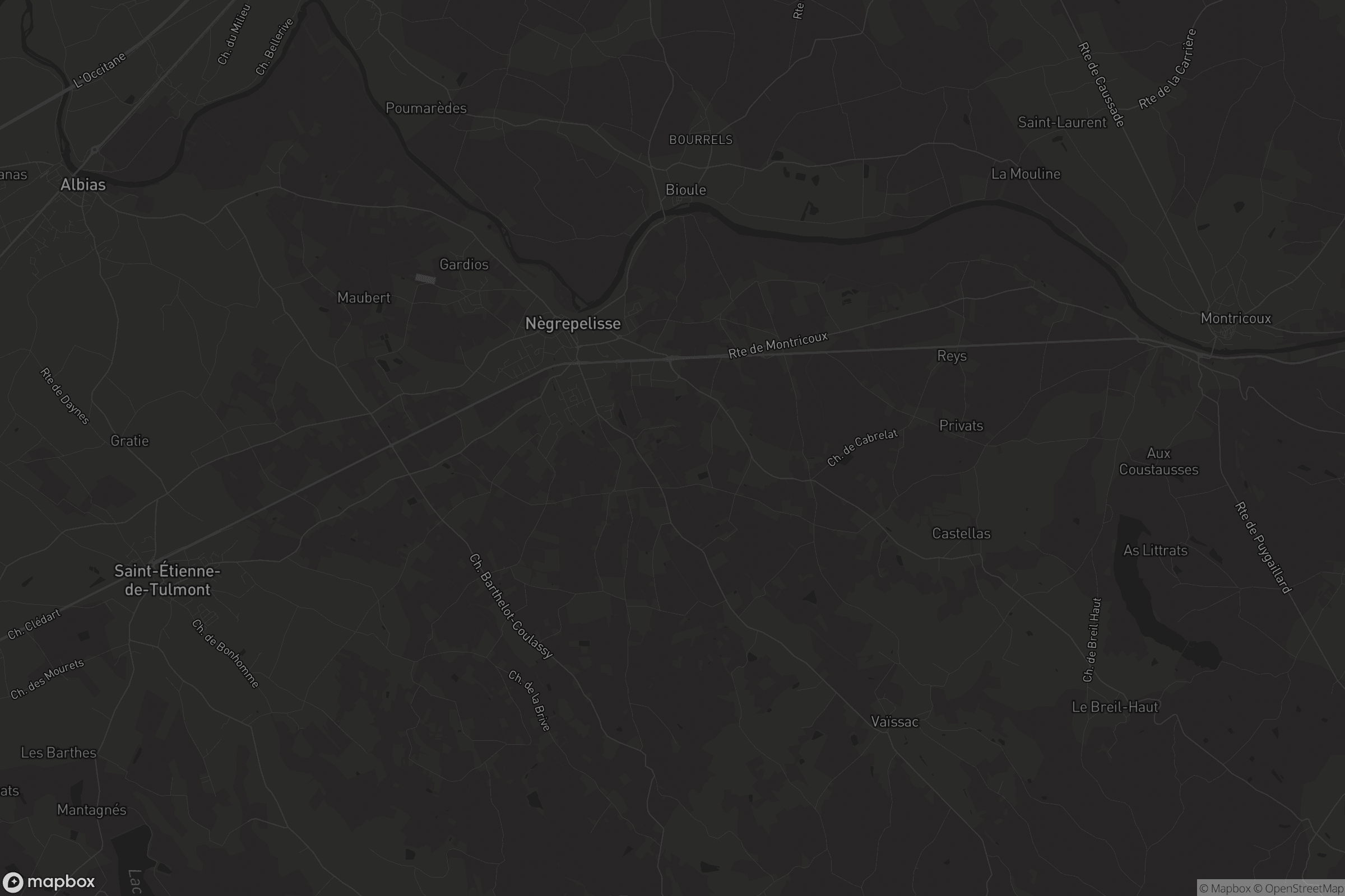 Carte de Nègrepelisse