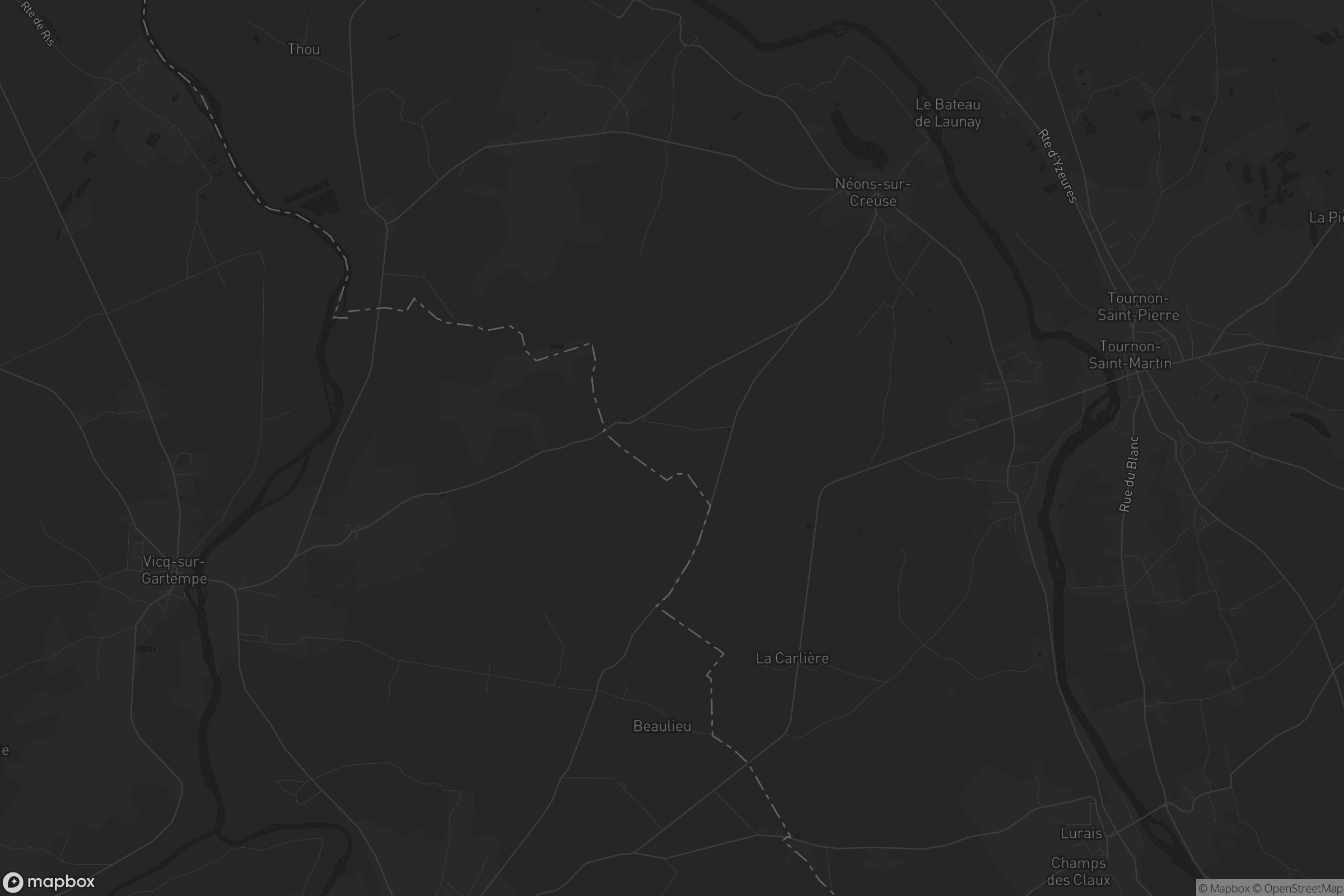 Carte de Néons-sur-Creuse