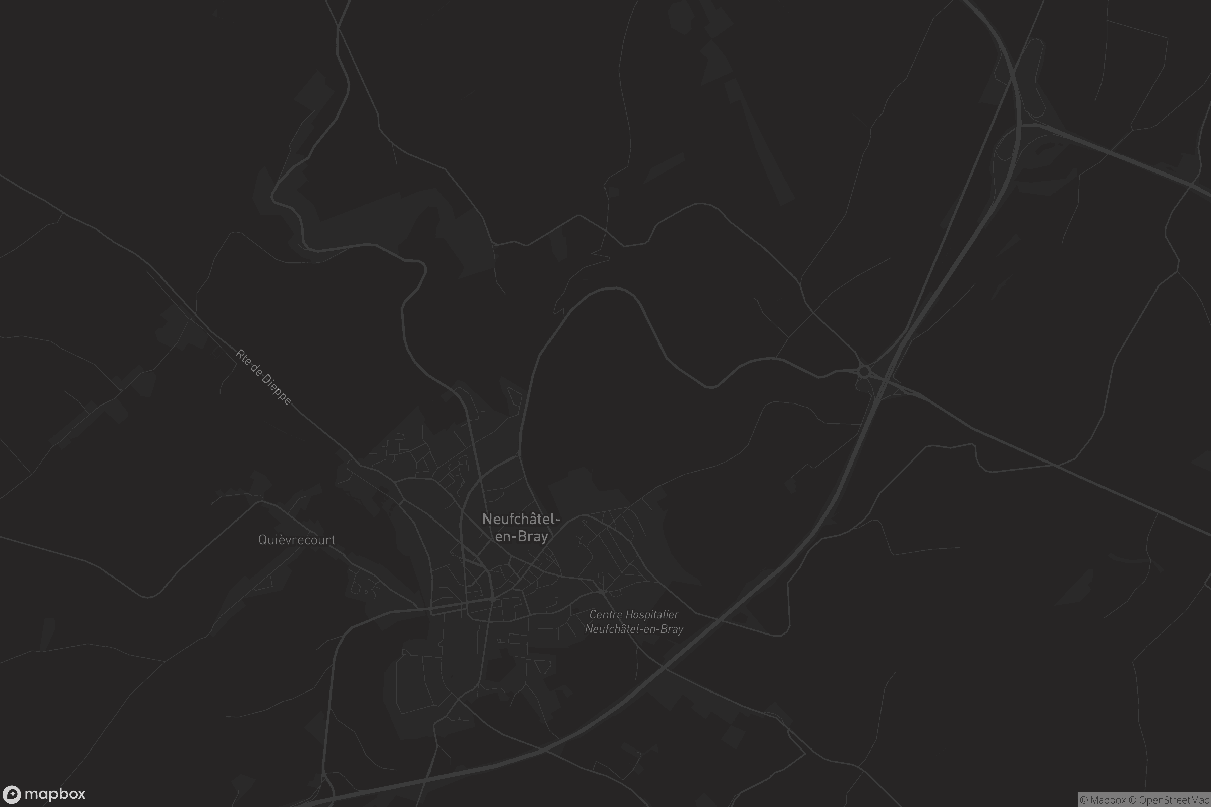 Carte de Neufchâtel-en-Bray