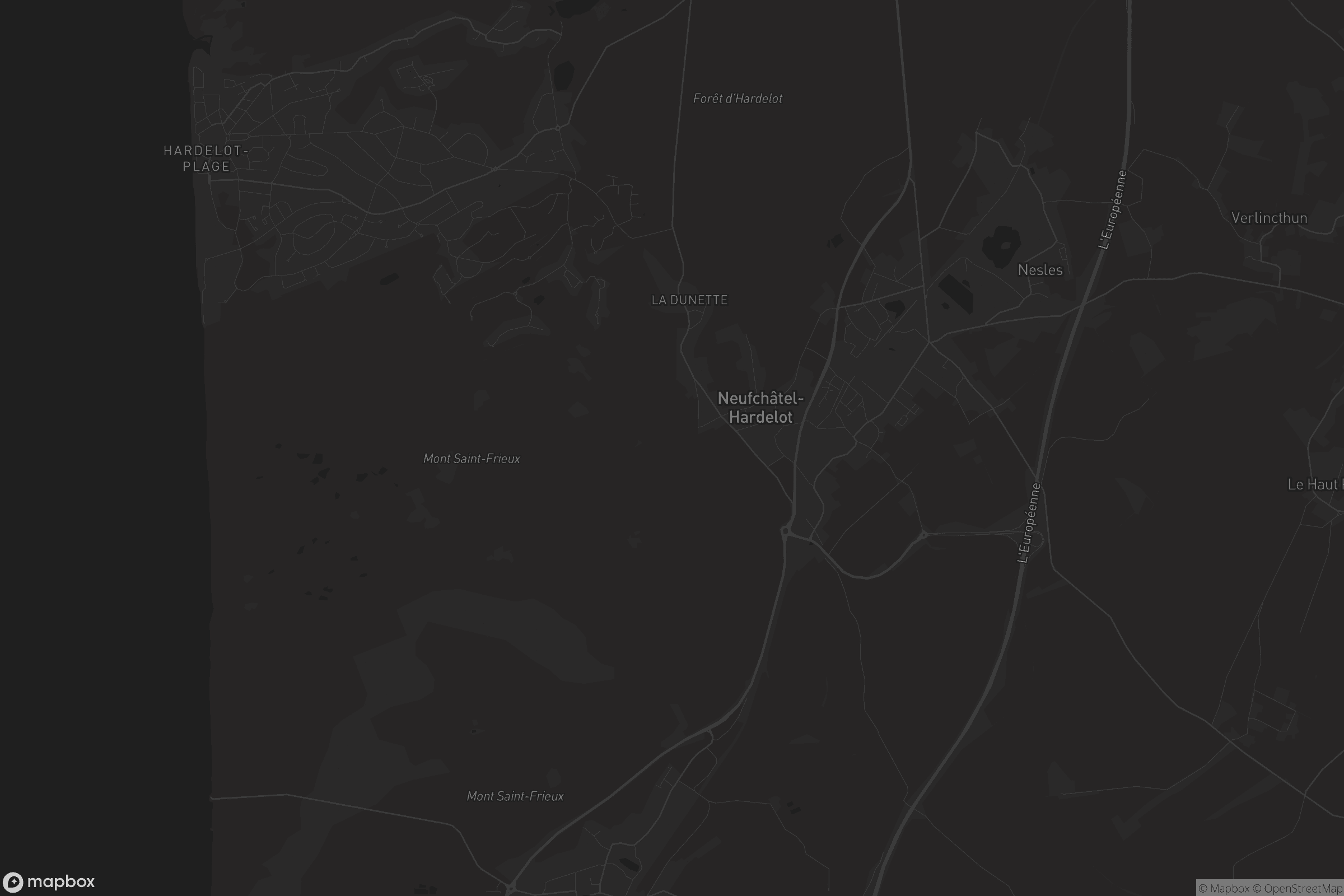 Carte de Neufchâtel-Hardelot