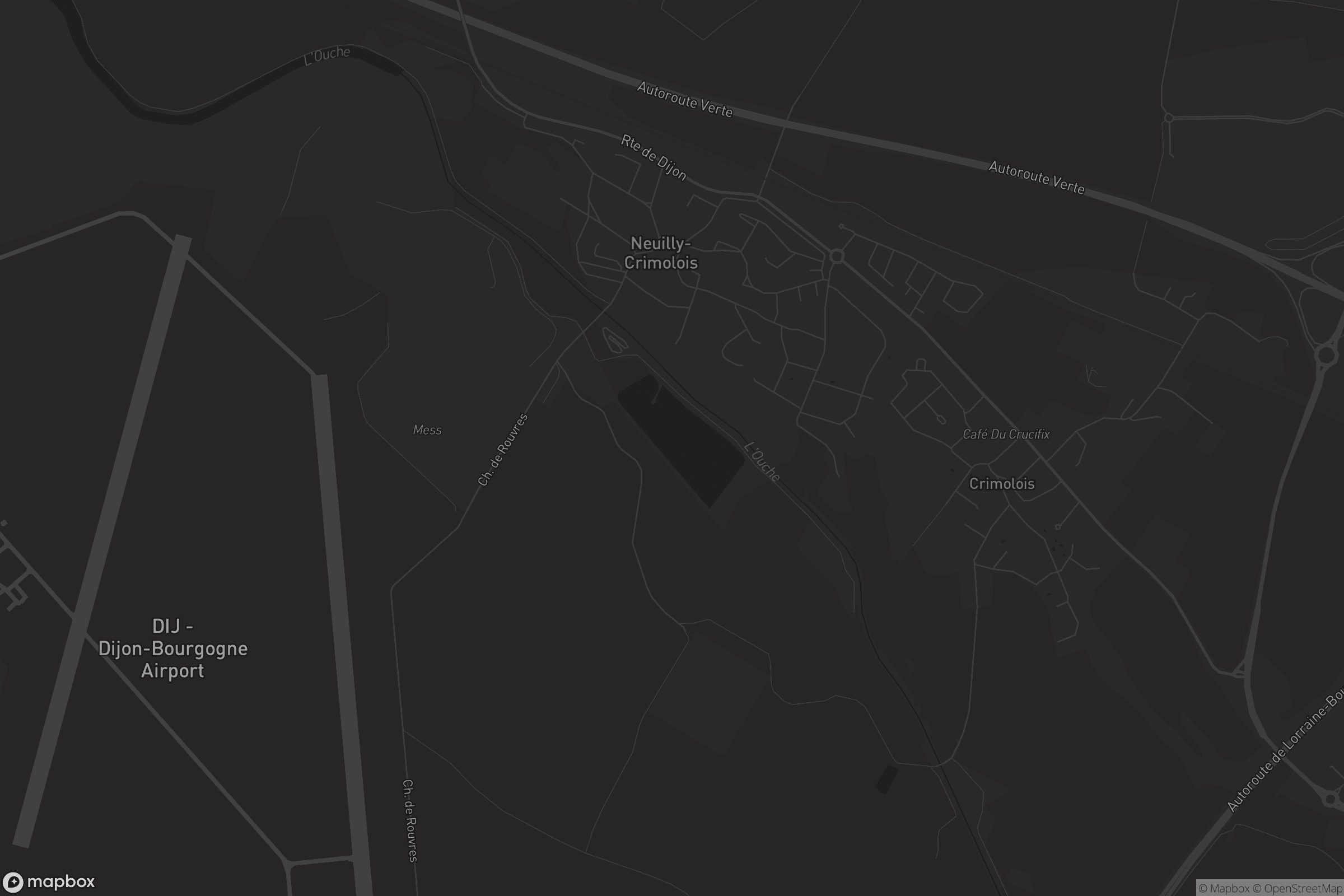 Carte de Neuilly-lès-Dijon