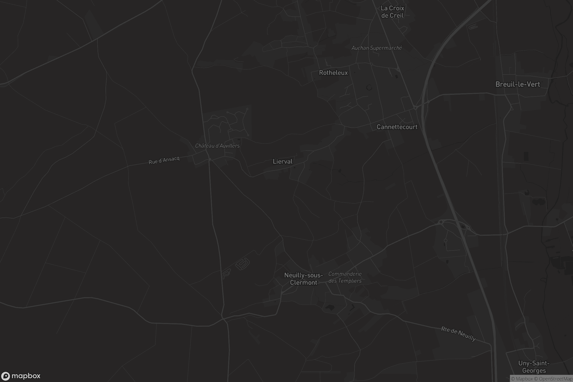 Carte de Neuilly-sous-Clermont
