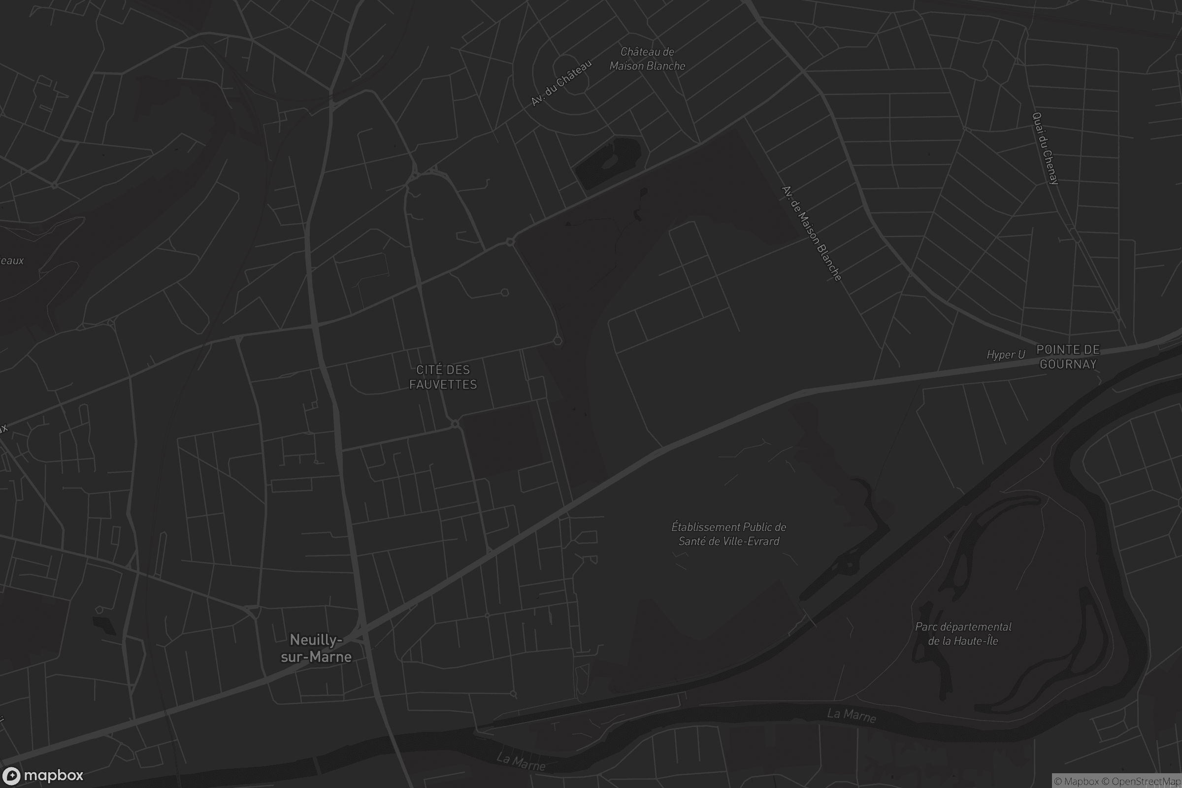 Carte de Neuilly-sur-Marne