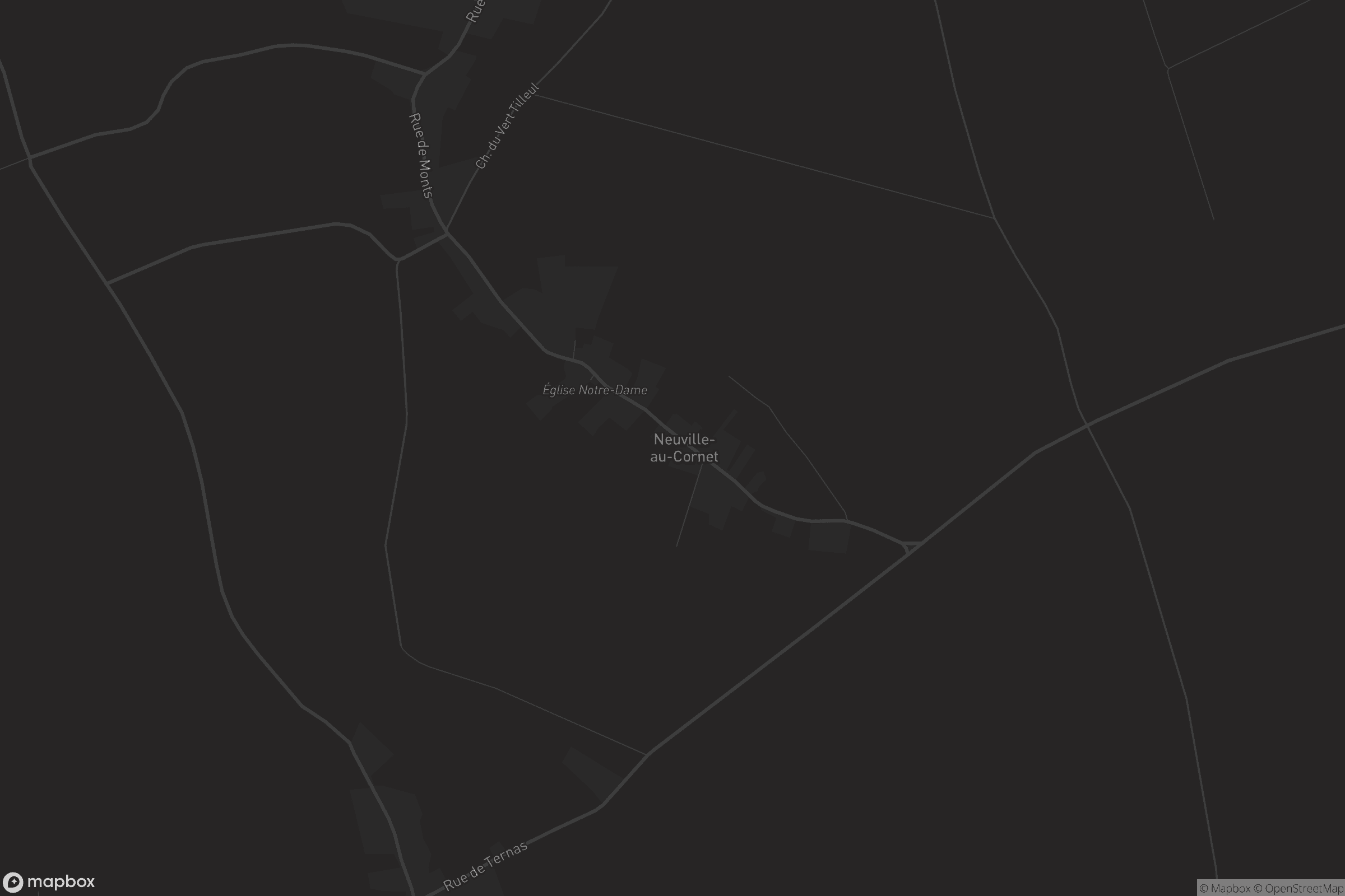 Carte de Neuville-au-Cornet