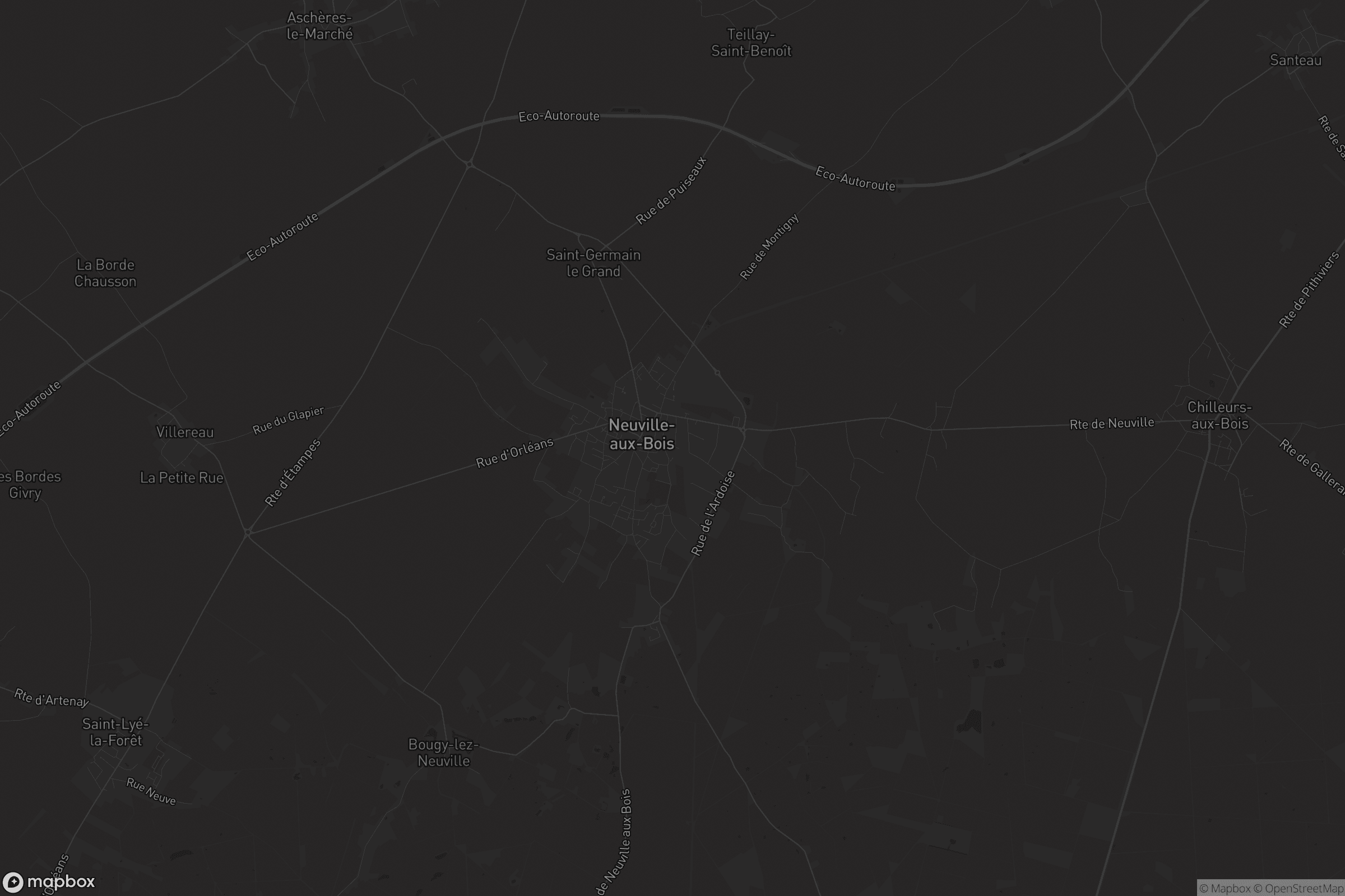 Carte de Neuville-aux-Bois