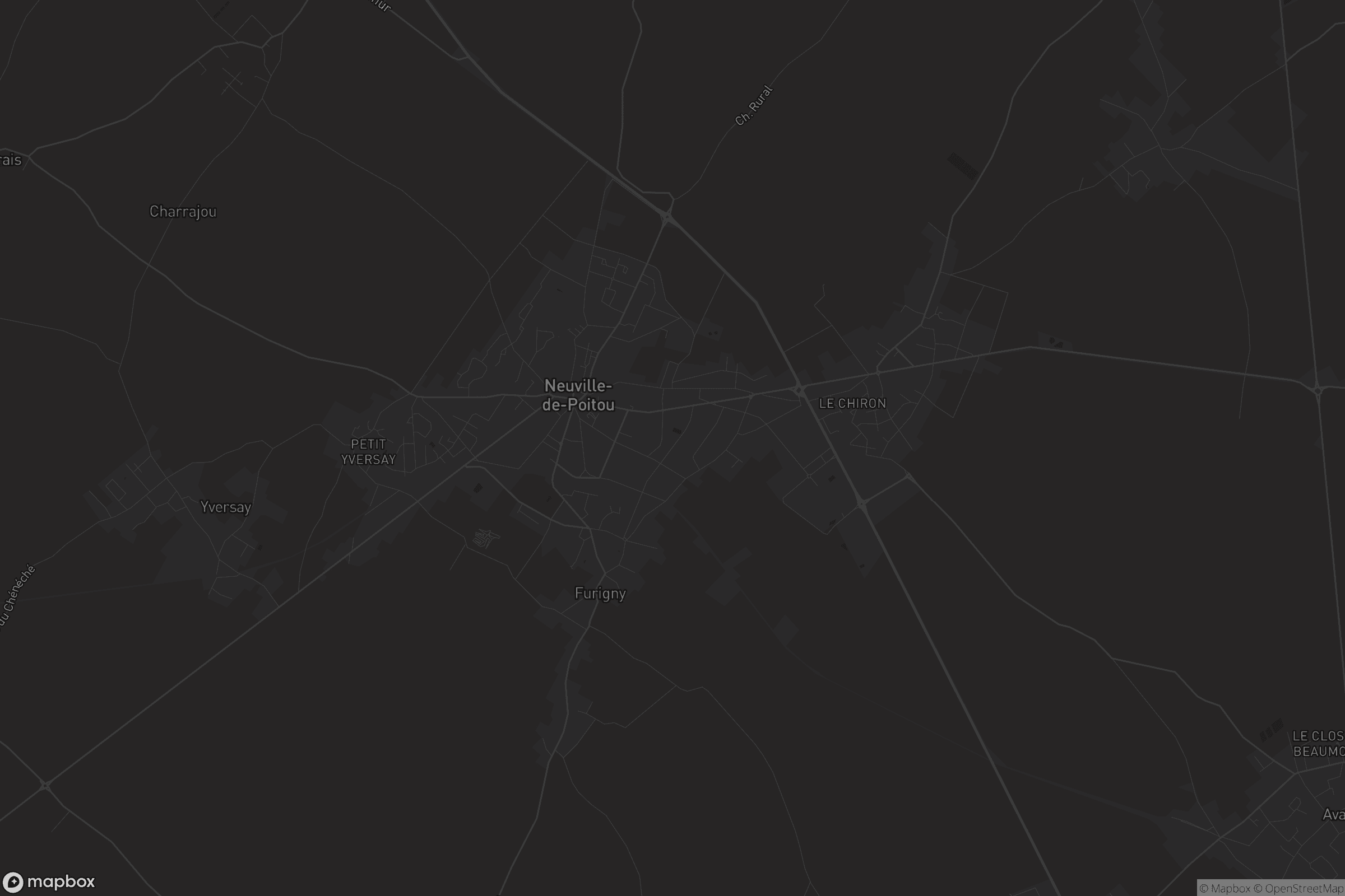 Carte de Neuville-de-Poitou