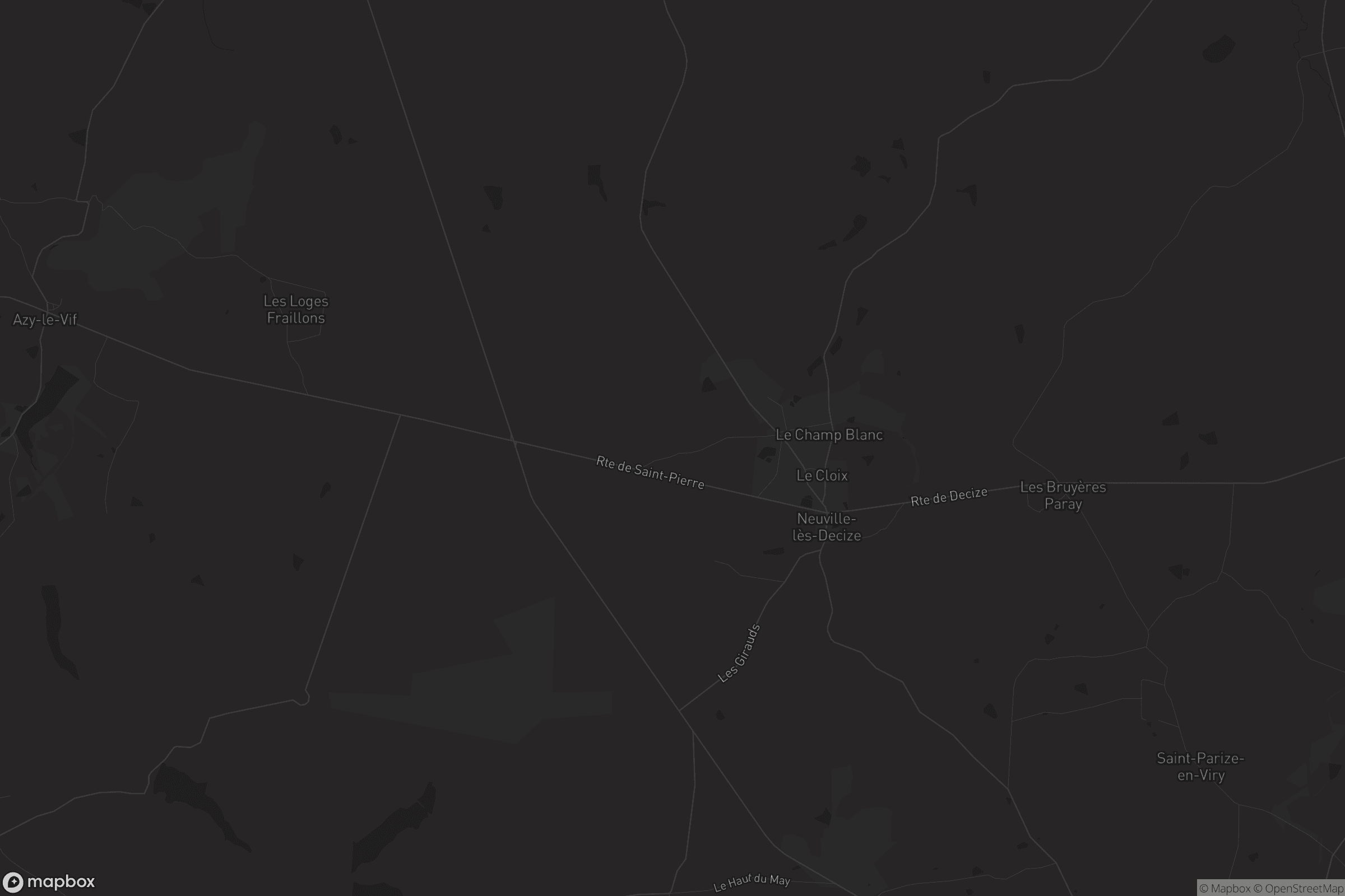 Carte de Neuville-lès-Decize