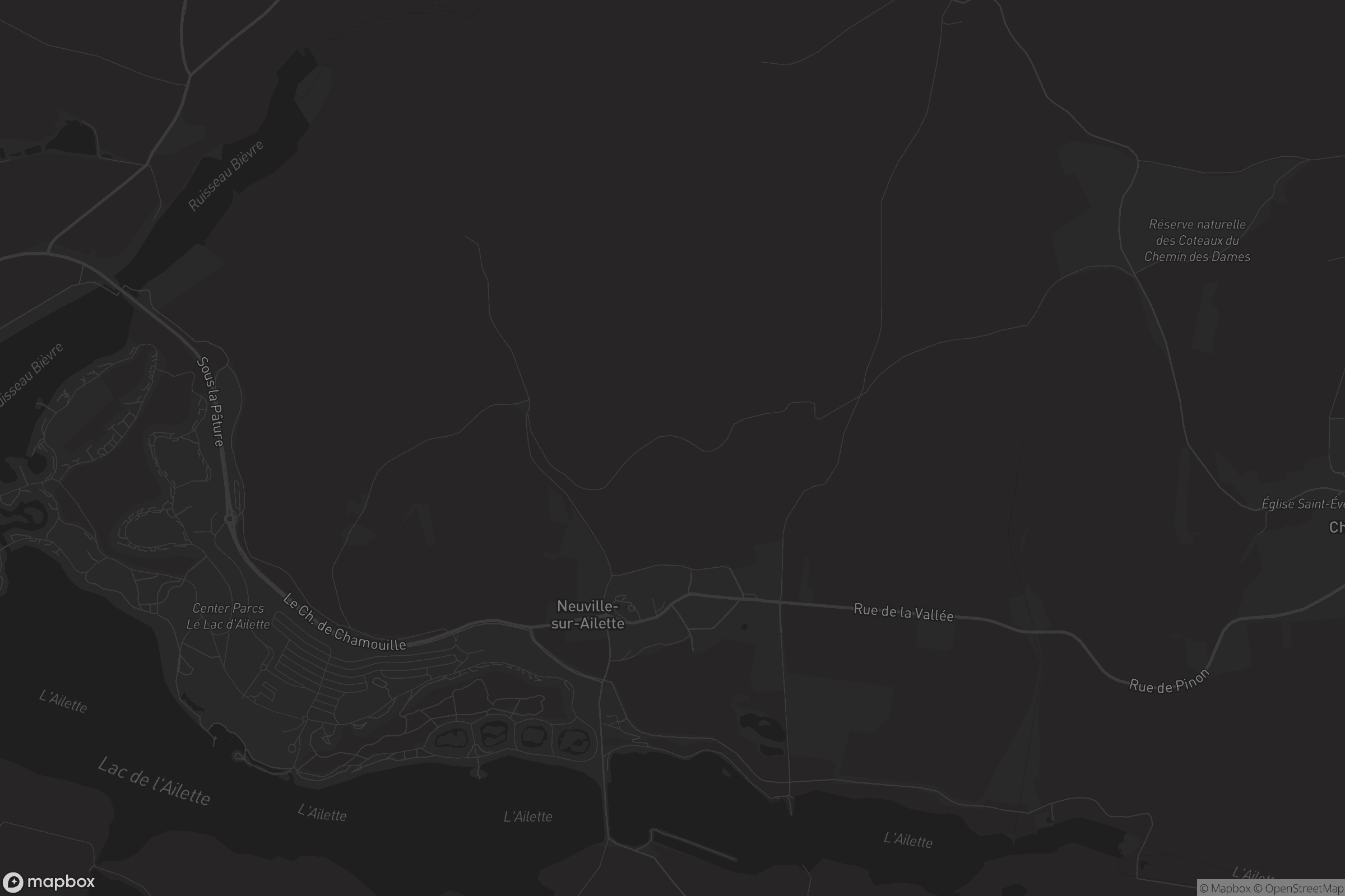 Carte de Neuville-sur-Ailette