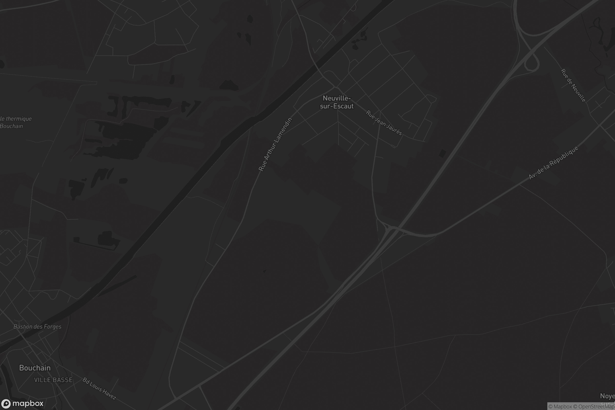 Carte de Neuville-sur-Escaut