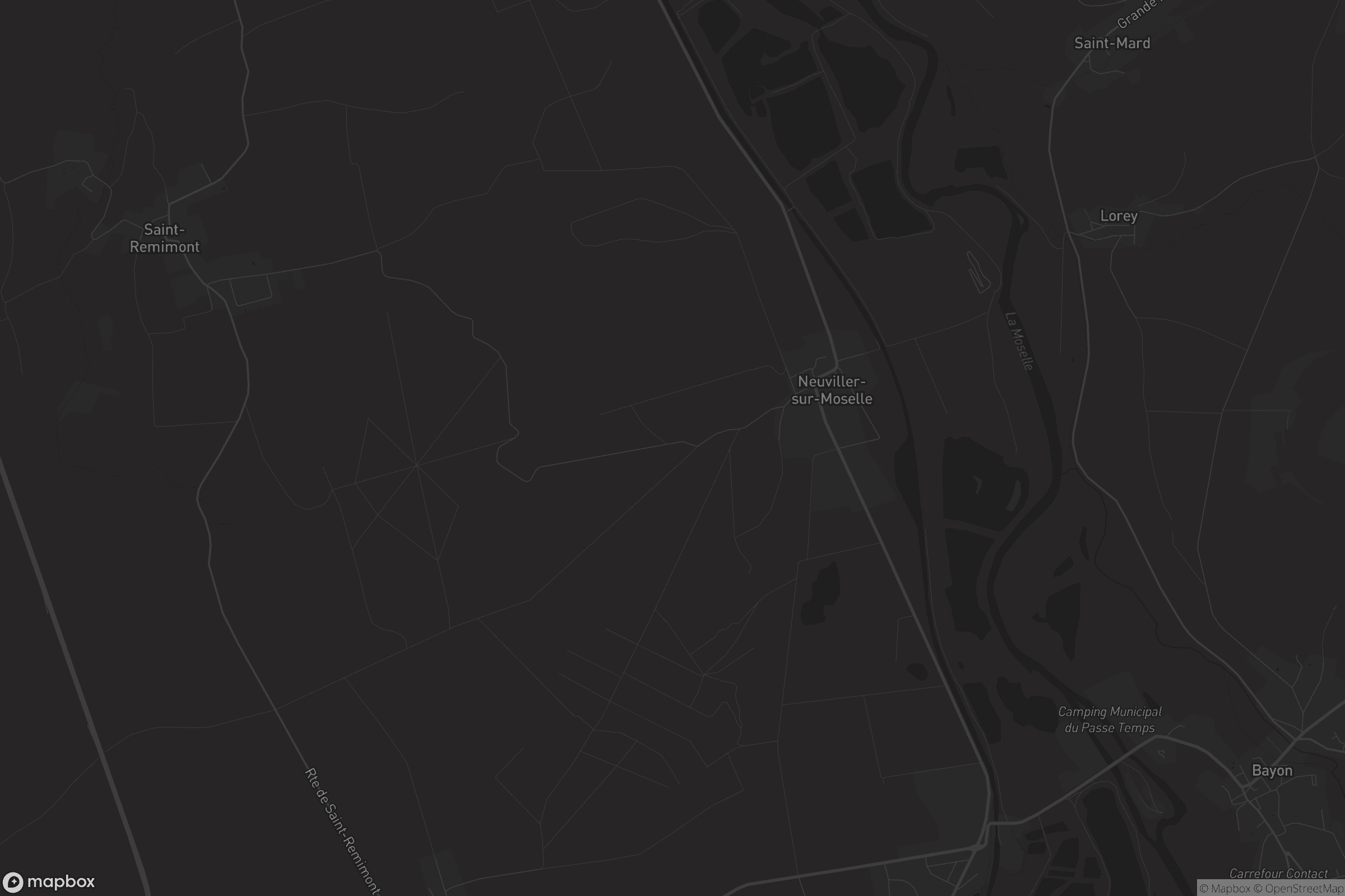 Carte de Neuviller-sur-Moselle