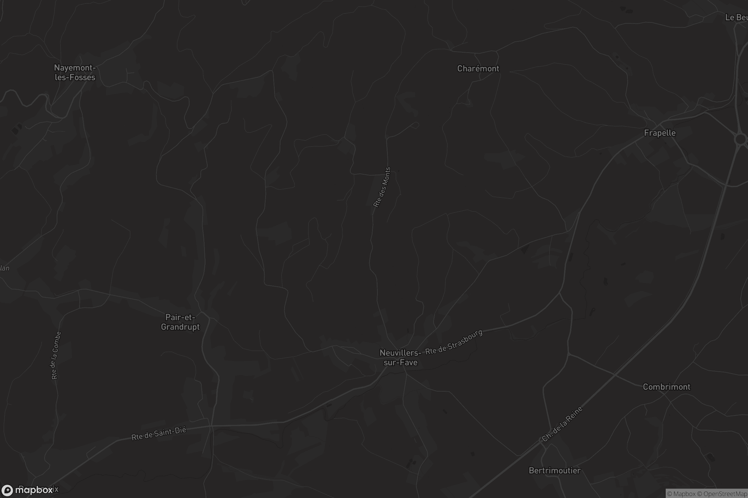 Carte de Neuvillers-sur-Fave