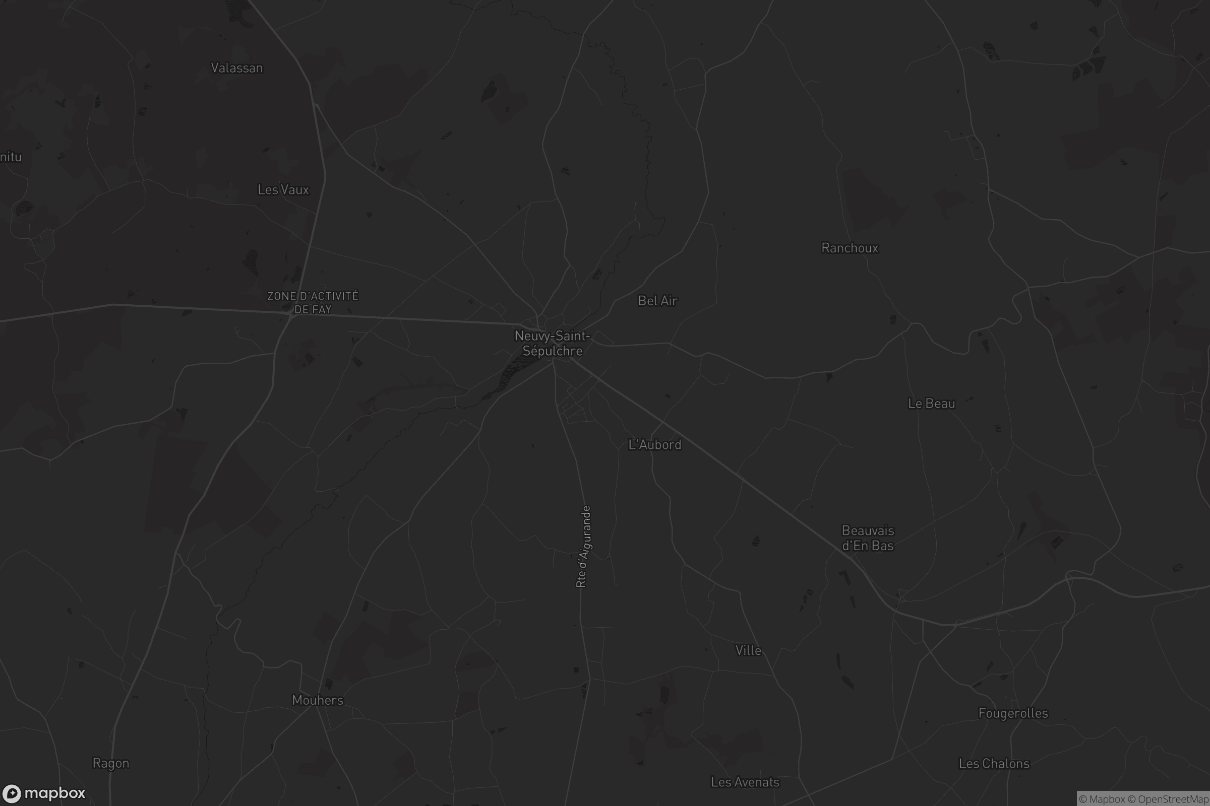 Carte de Neuvy-Saint-Sépulchre