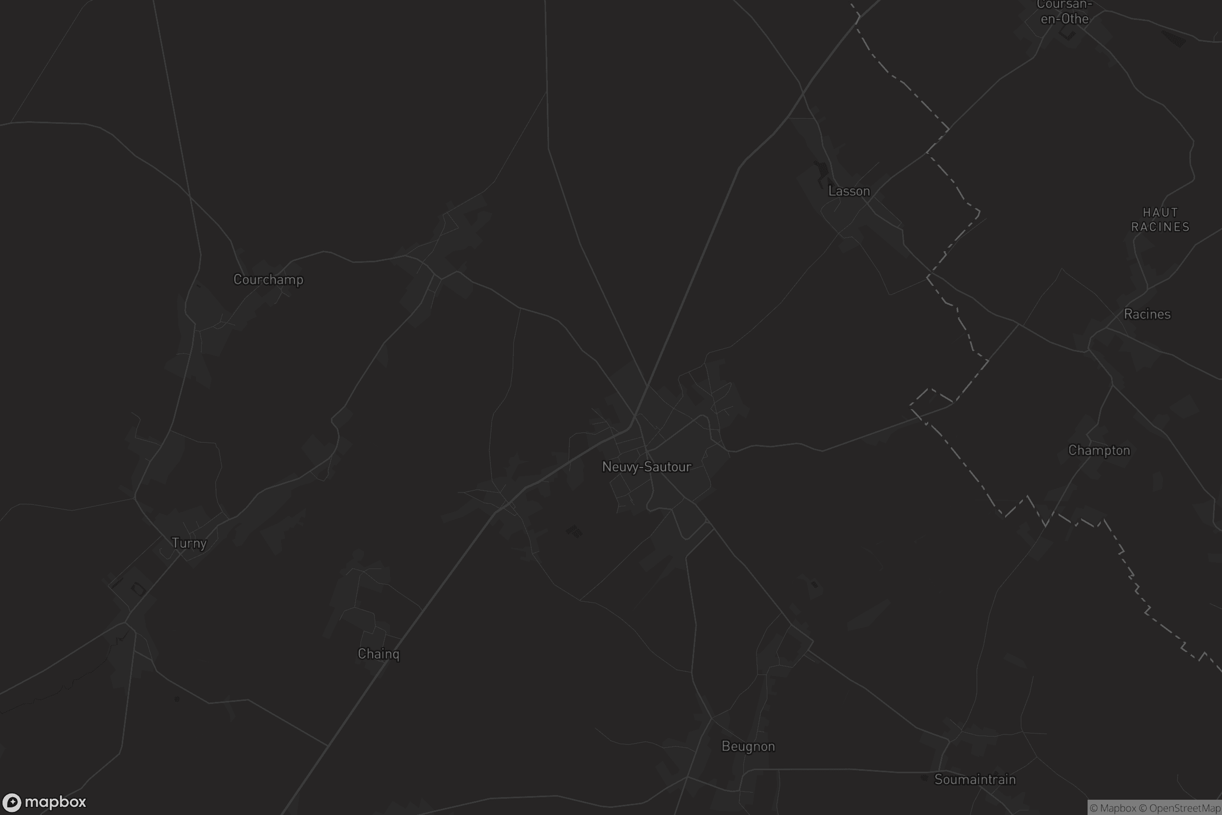 Carte de Neuvy-Sautour