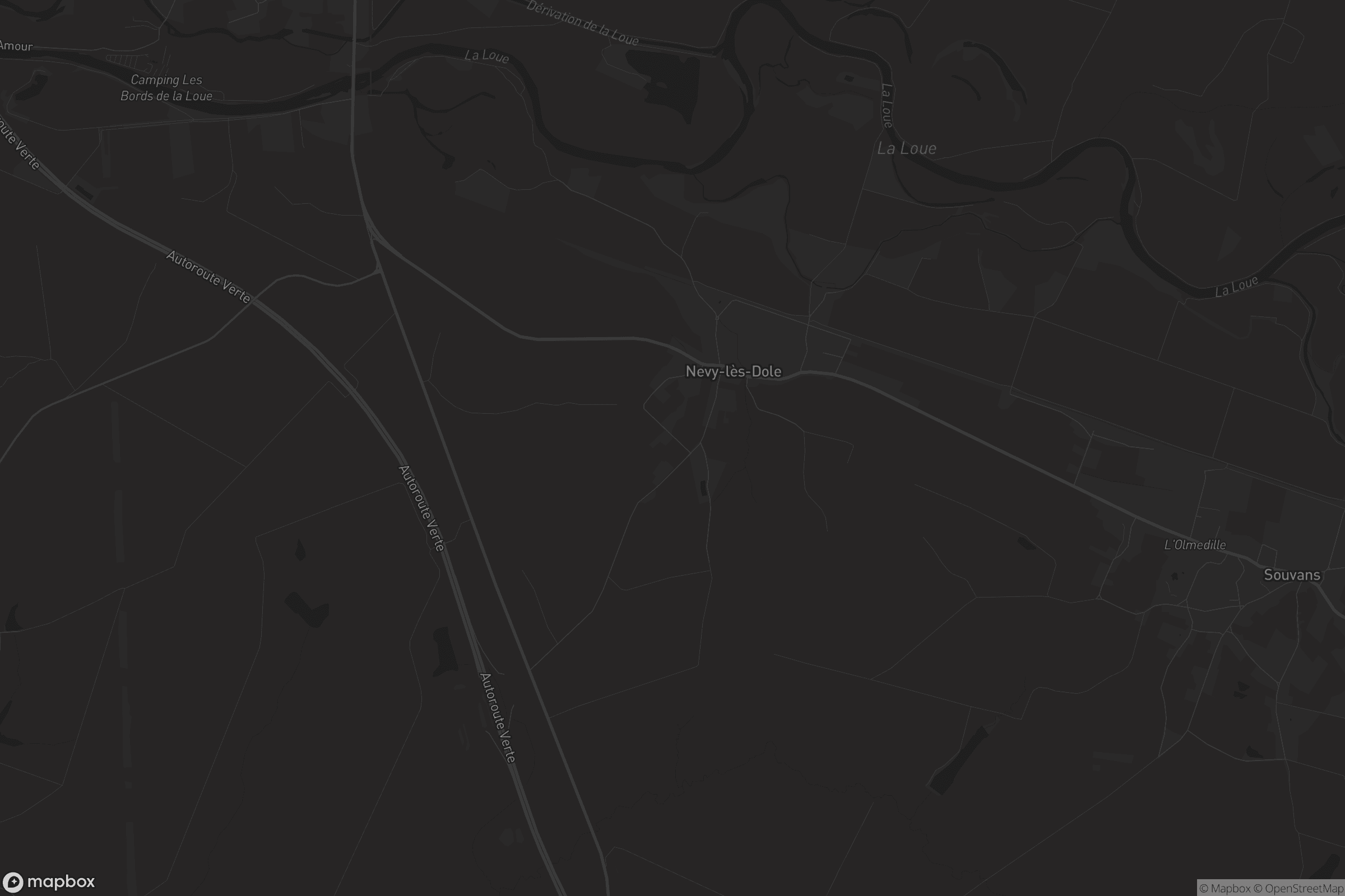 Carte de Nevy-lès-Dole