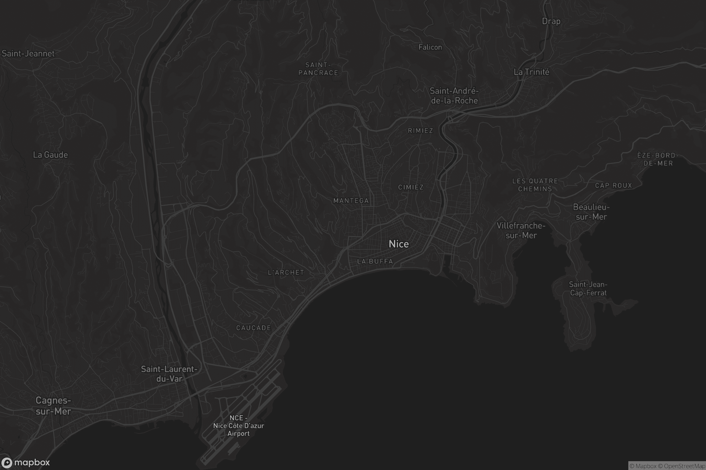 Carte de Nice