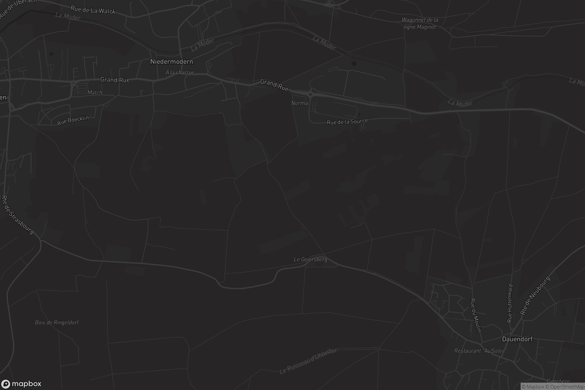 Carte de Niedermodern