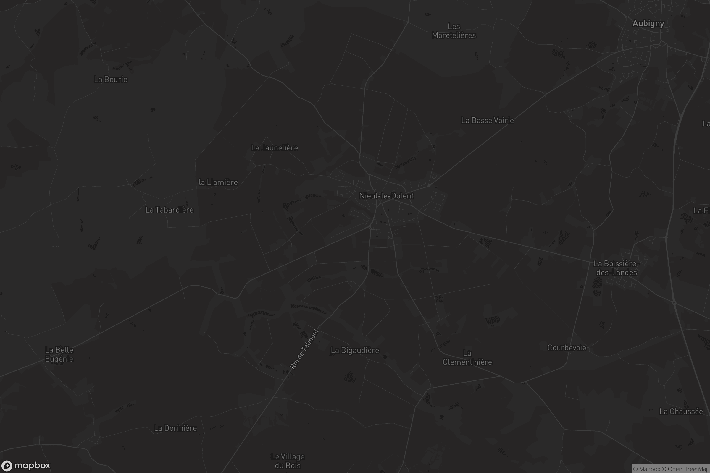 Carte de Nieul-le-Dolent