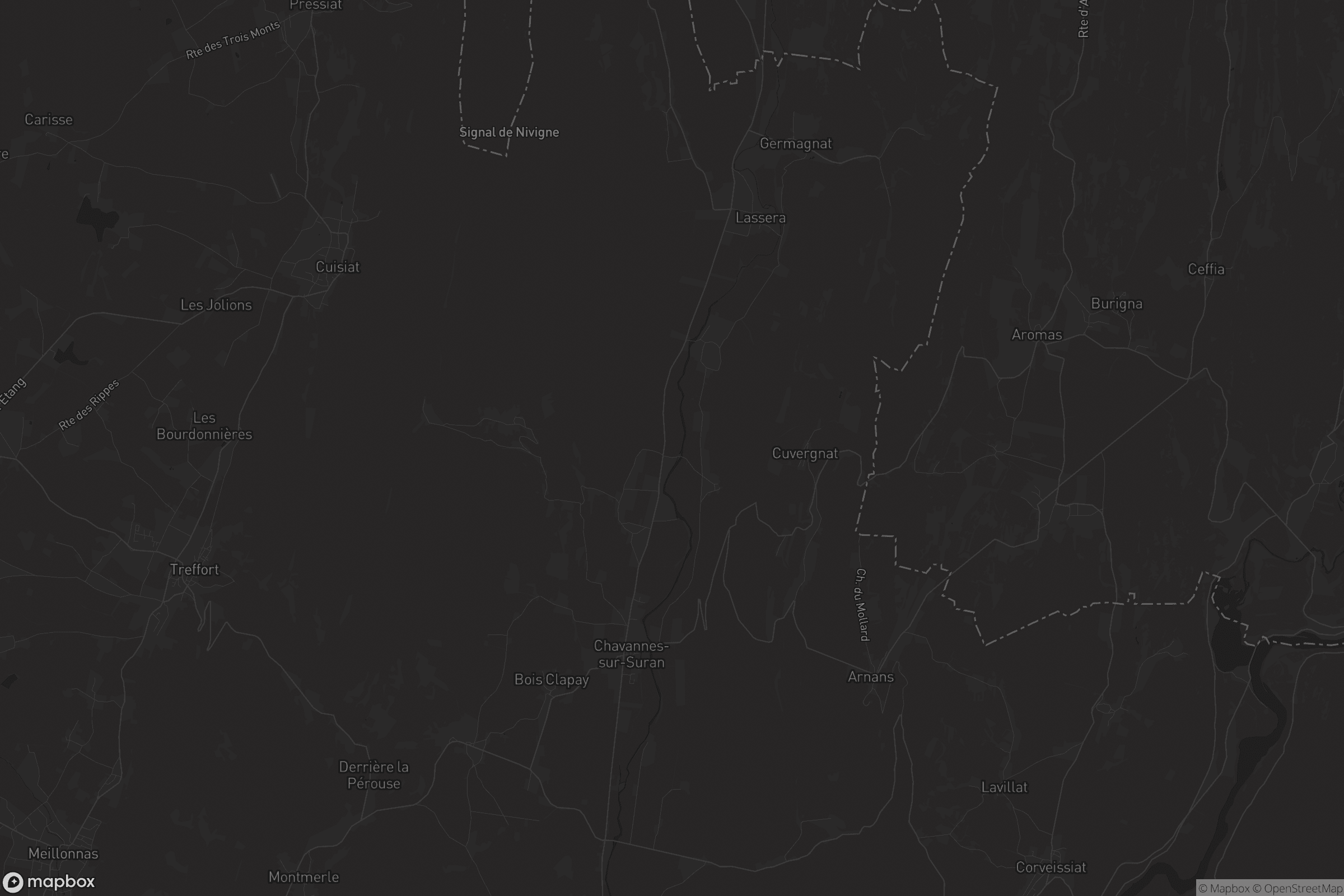 Carte de Nivigne et Suran