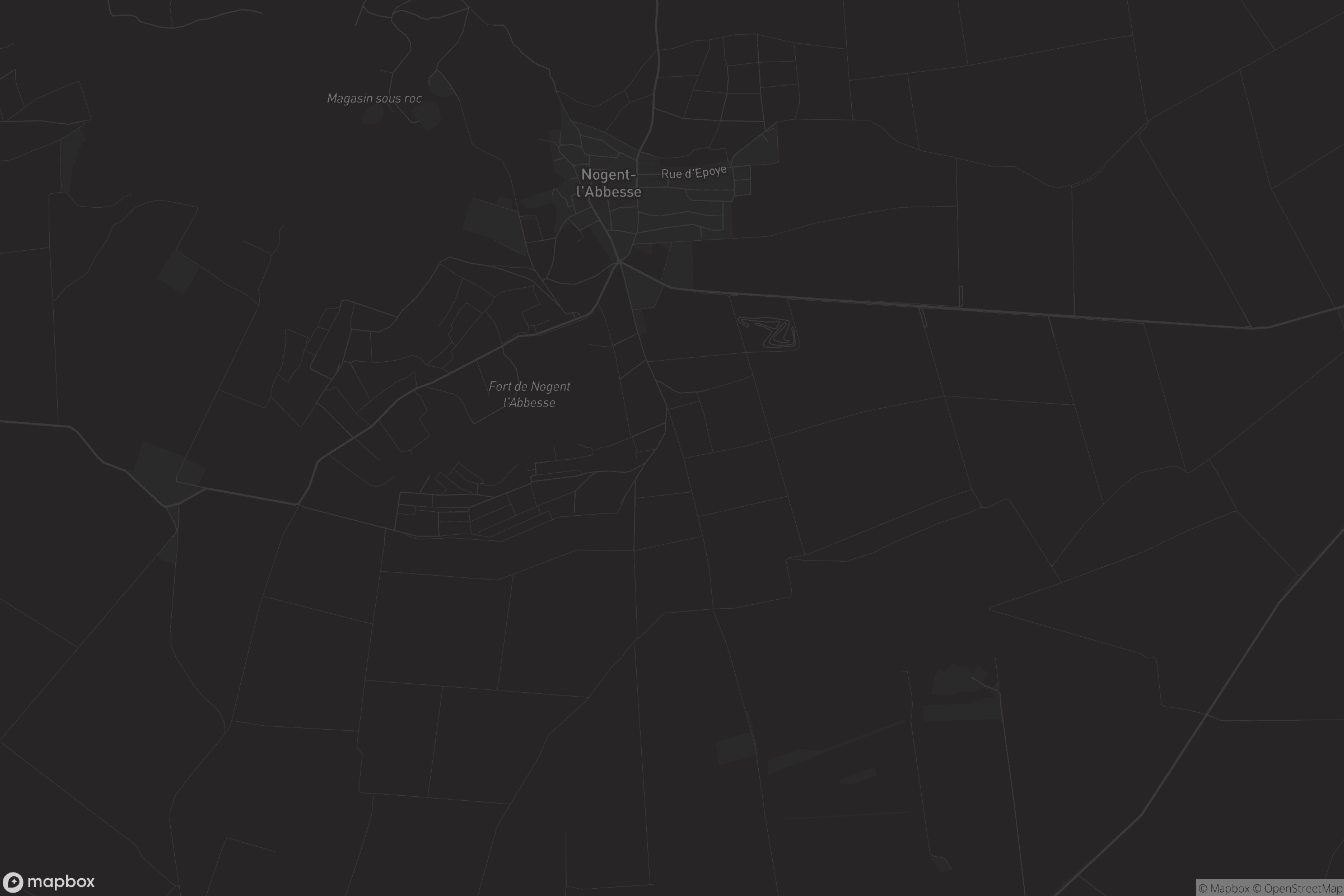 Carte de Nogent-l'Abbesse