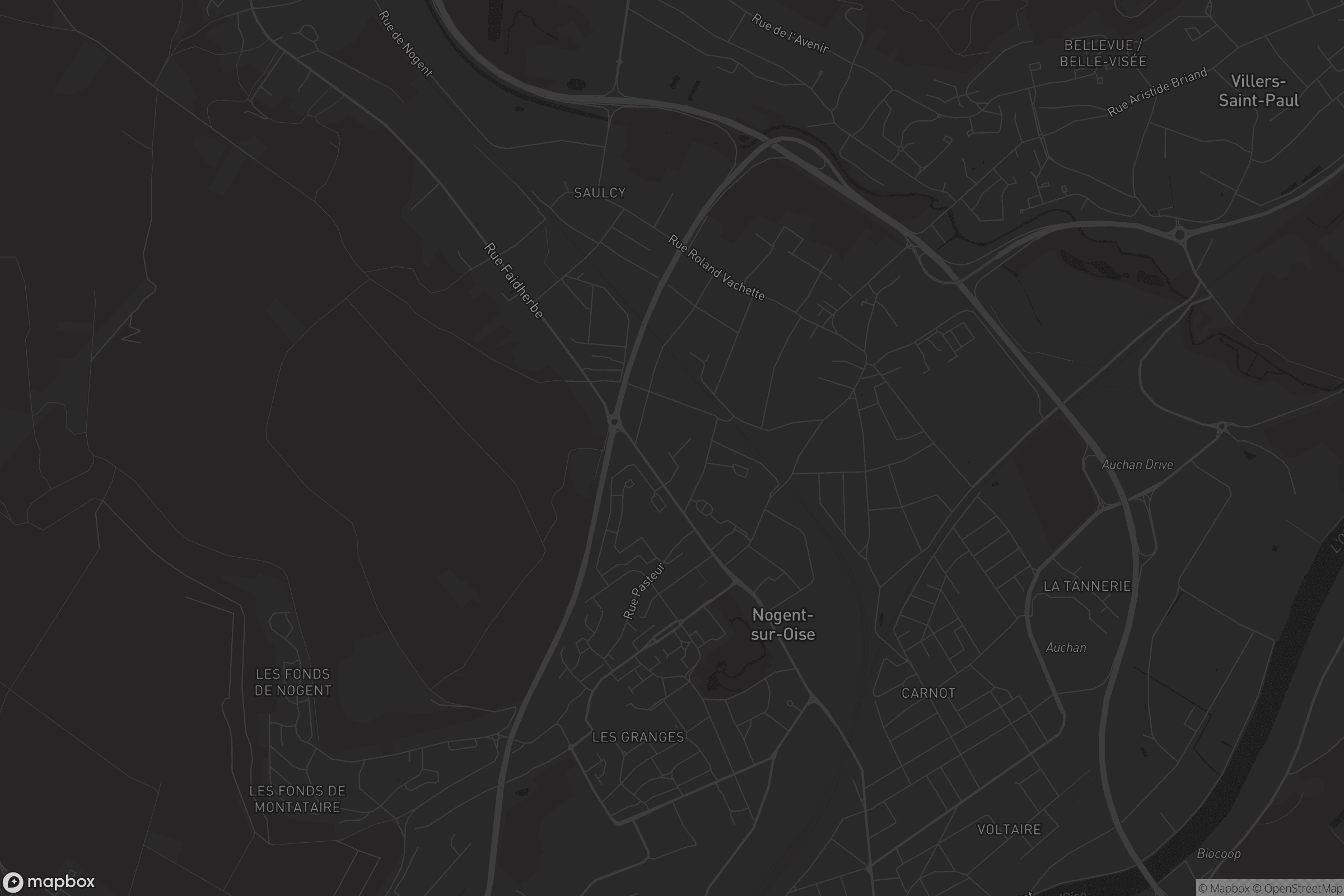 Carte de Nogent-sur-Oise