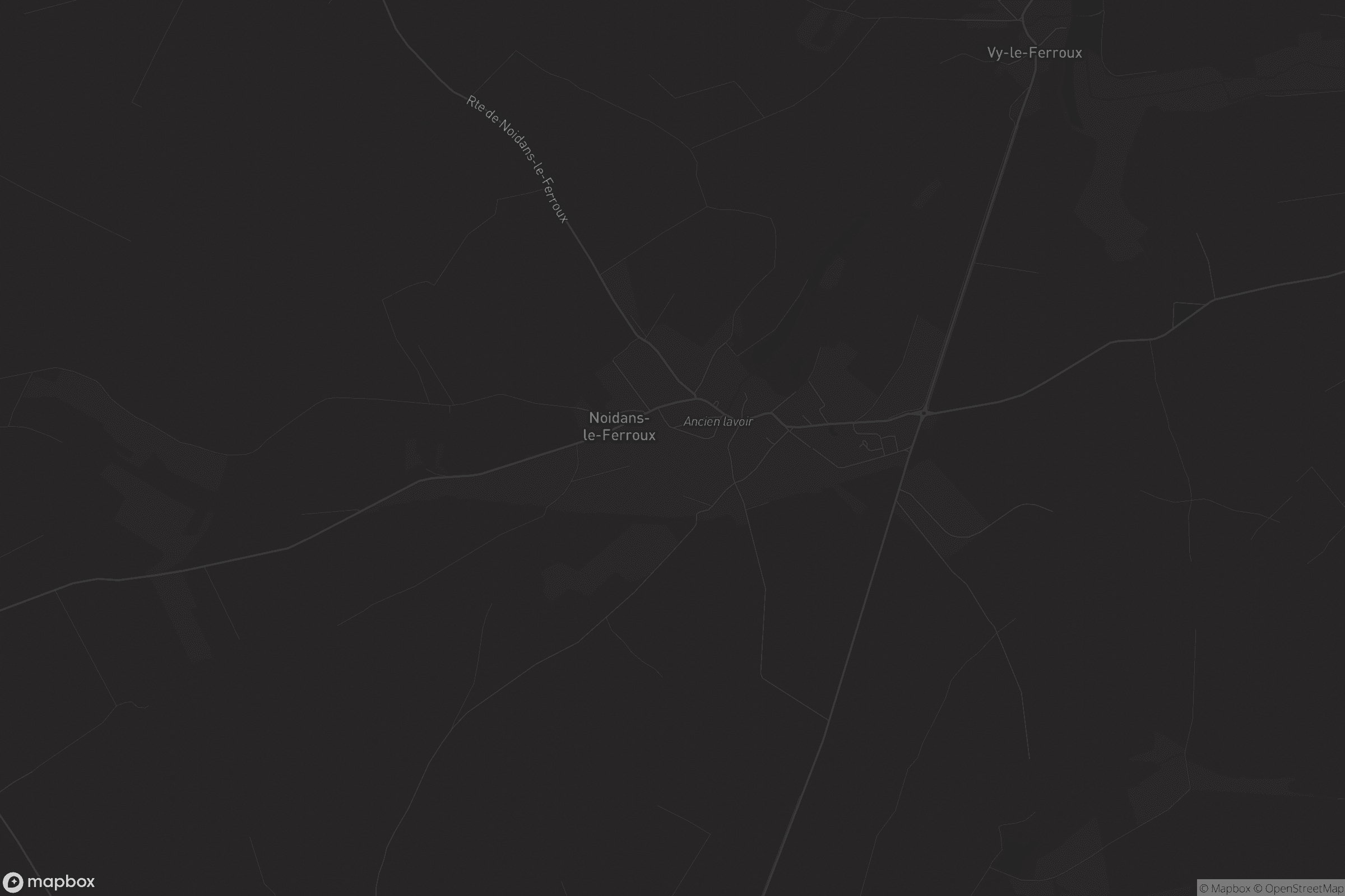 Carte de Noidans-le-Ferroux