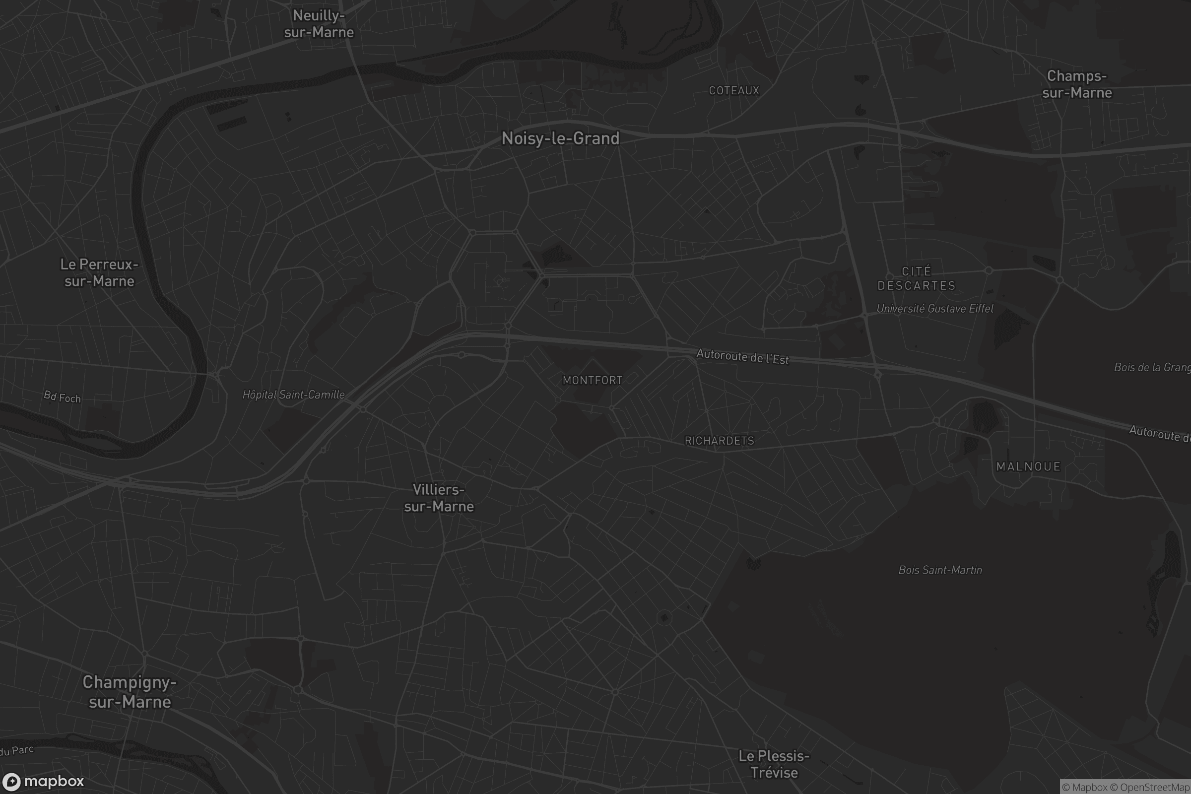 Carte de Noisy-le-Grand