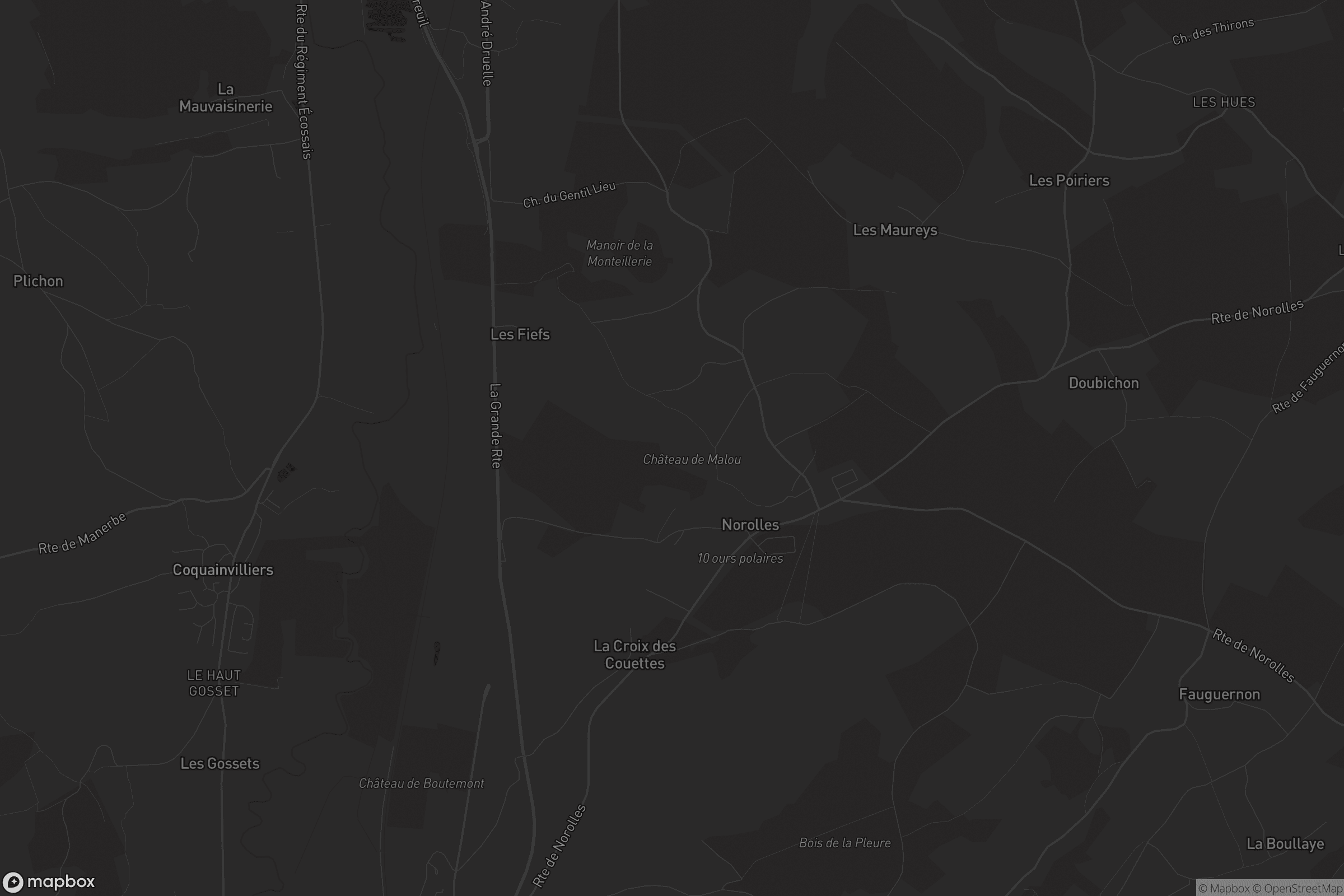 Carte de Norolles