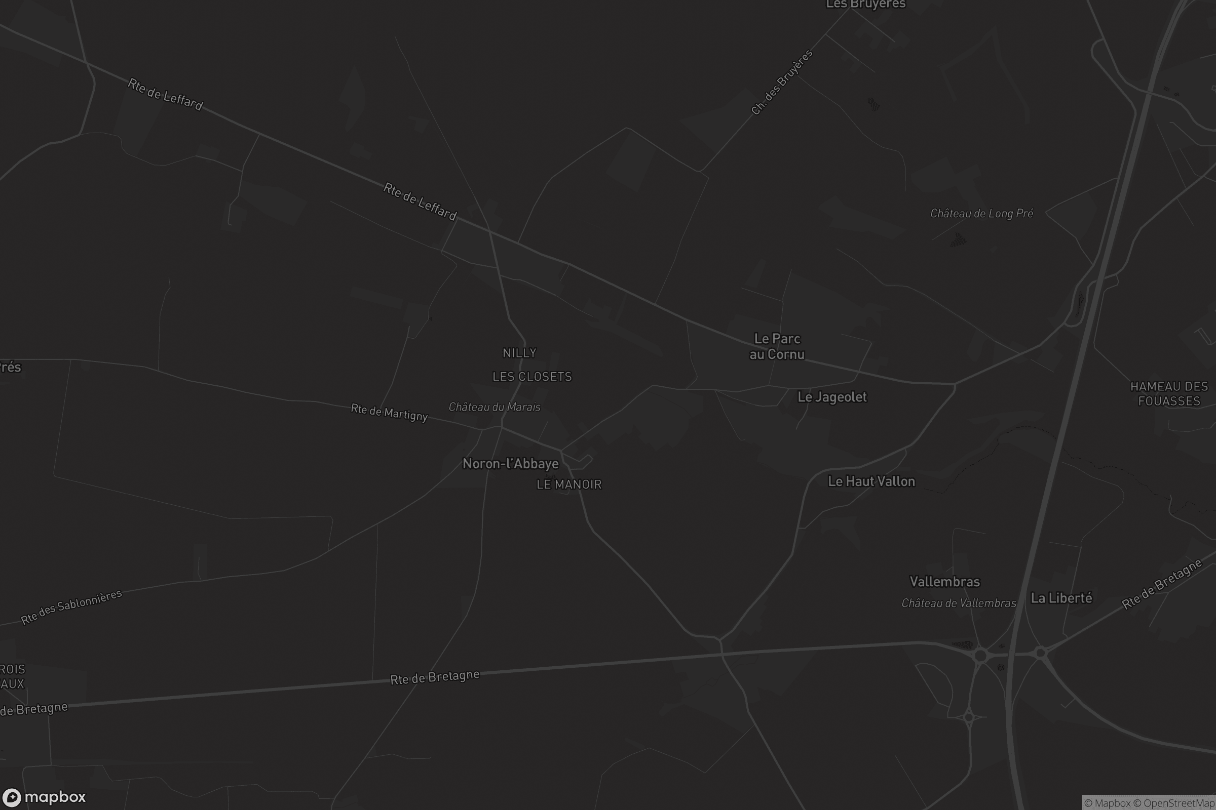 Carte de Noron-l'Abbaye