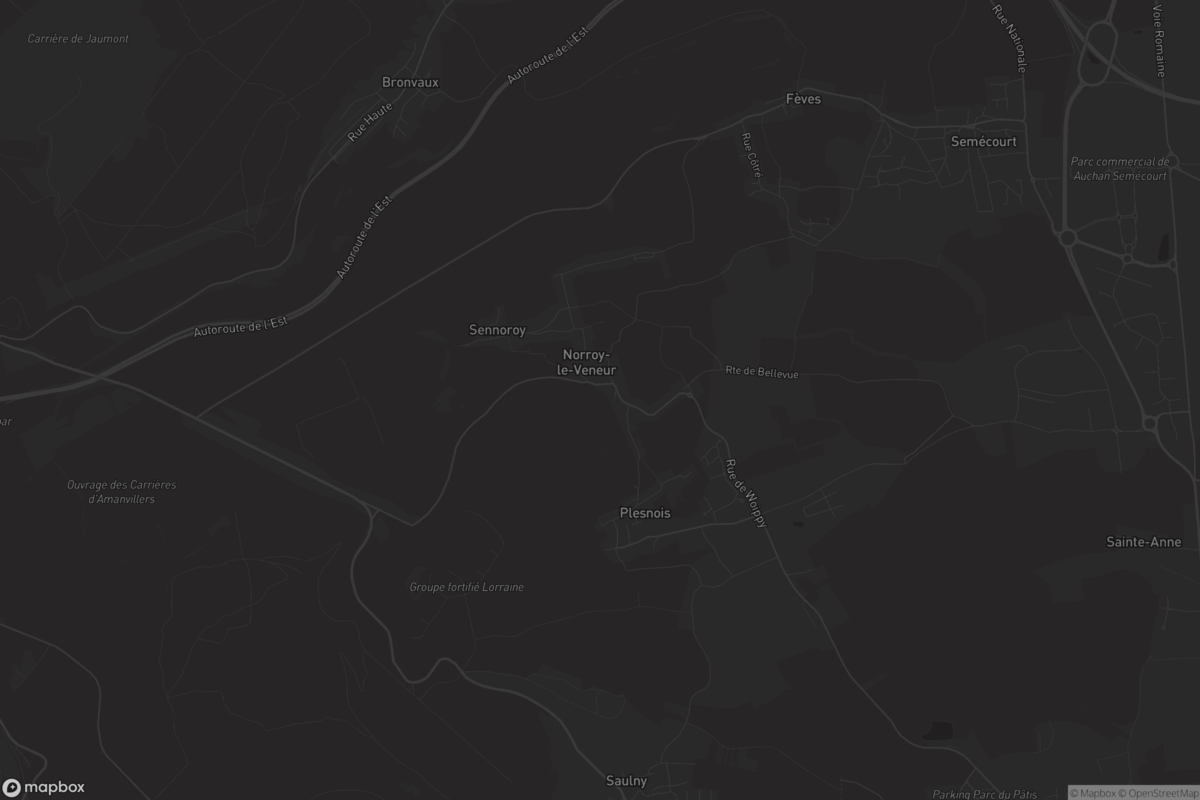 Carte de Norroy-le-Veneur