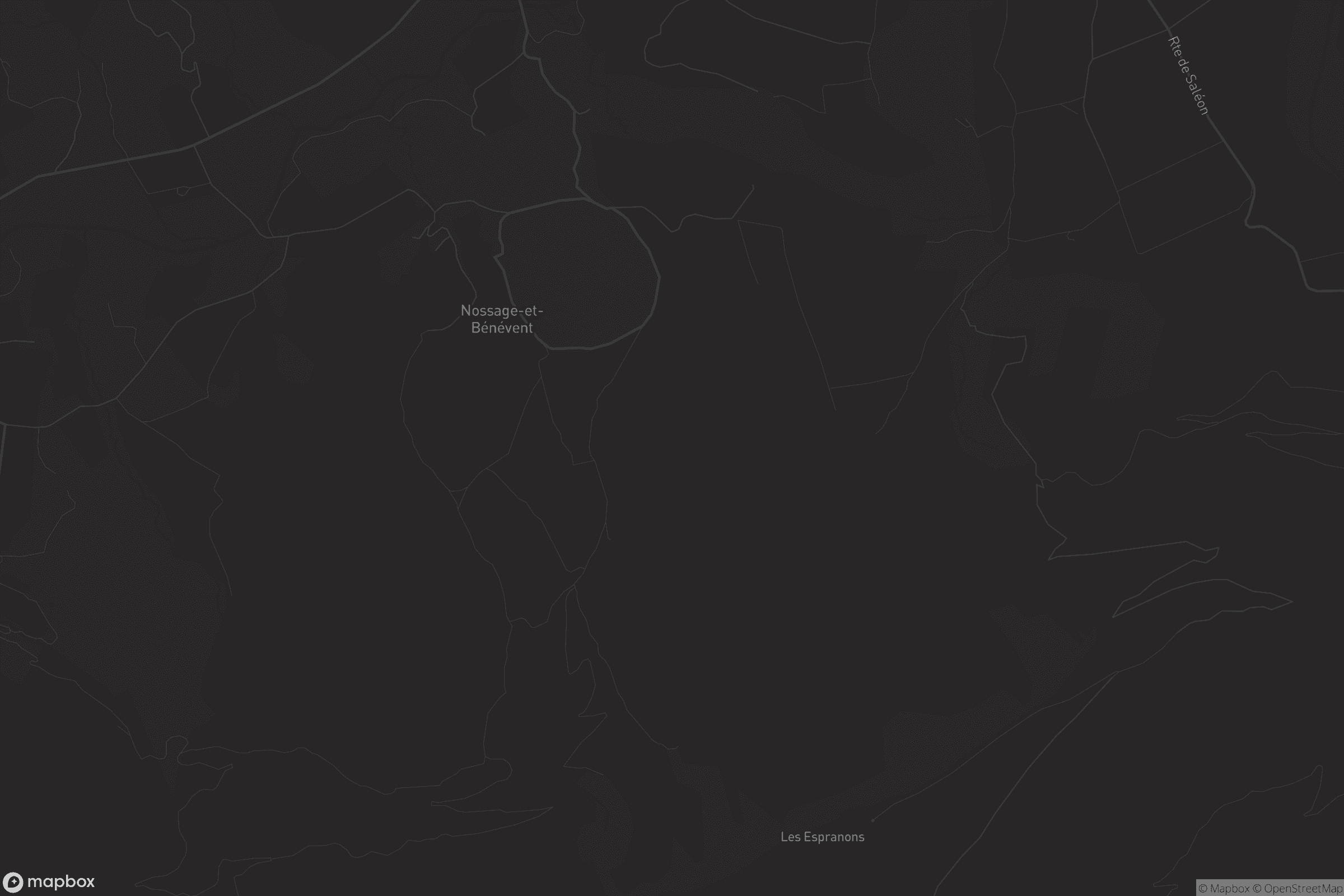 Carte de Nossage-et-Bénévent