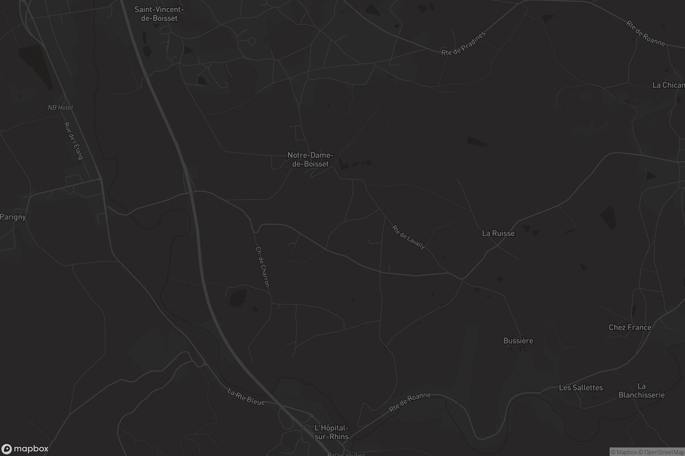 Carte de Notre-Dame-de-Boisset