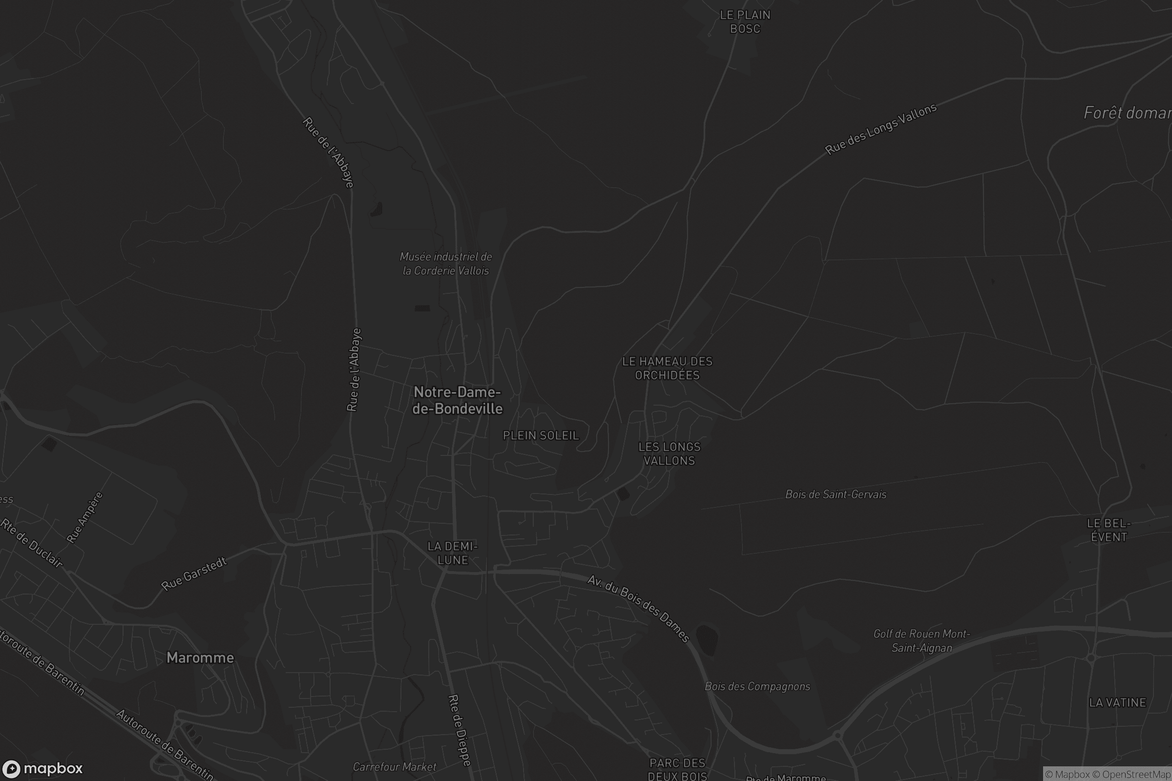 Carte de Notre-Dame-de-Bondeville