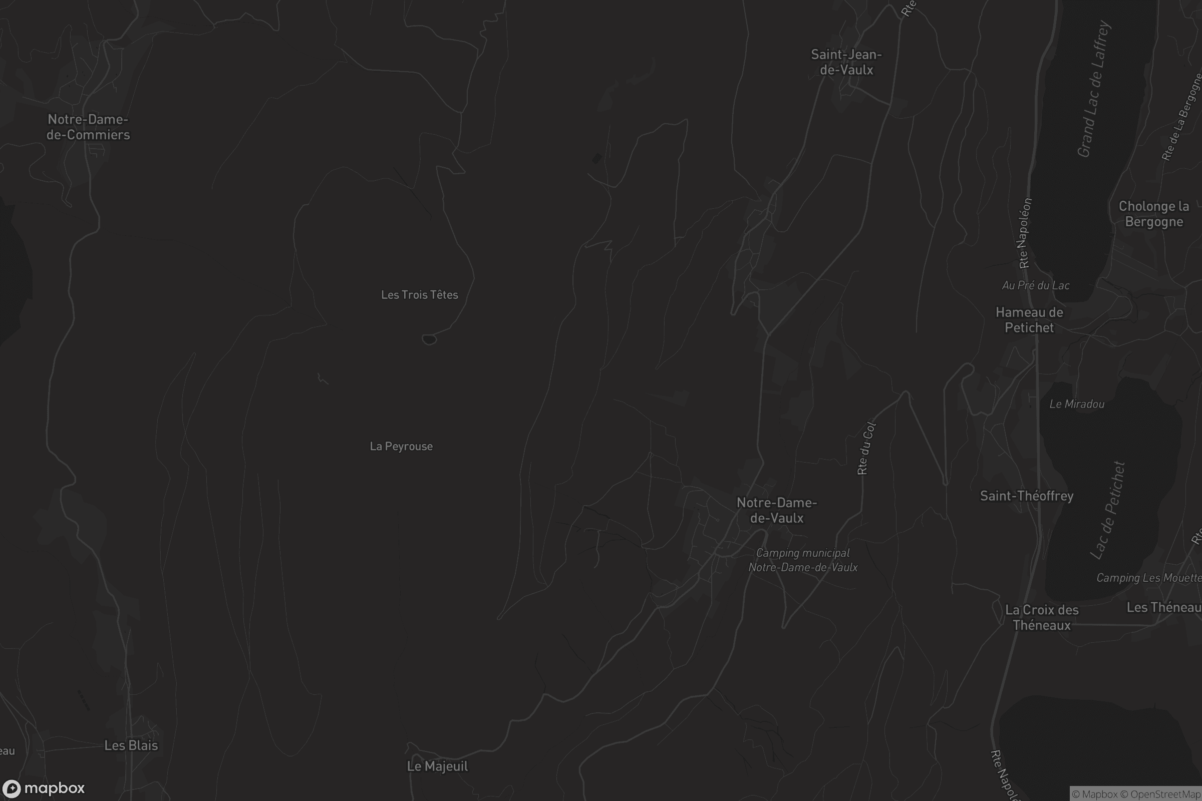 Carte de Notre-Dame-de-Vaulx