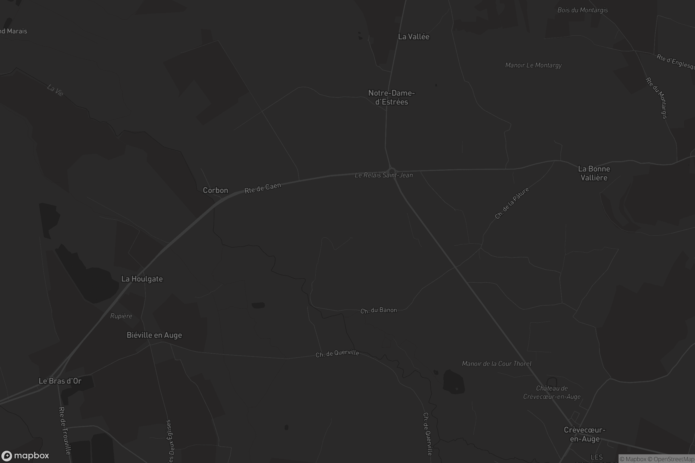 Carte de Notre-Dame-d'Estrées-Corbon