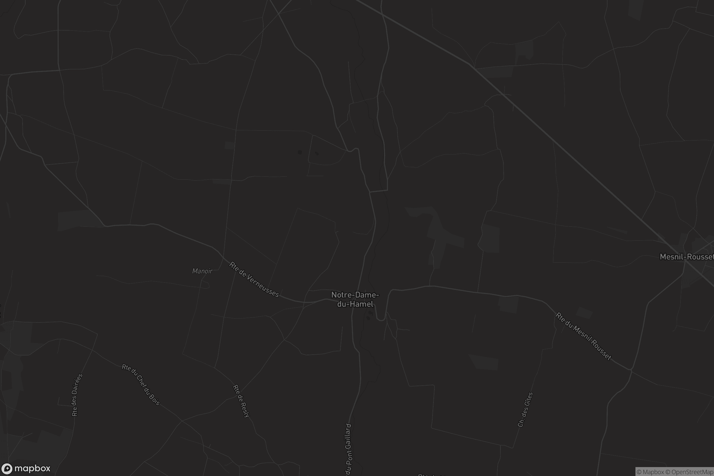 Carte de Notre-Dame-du-Hamel